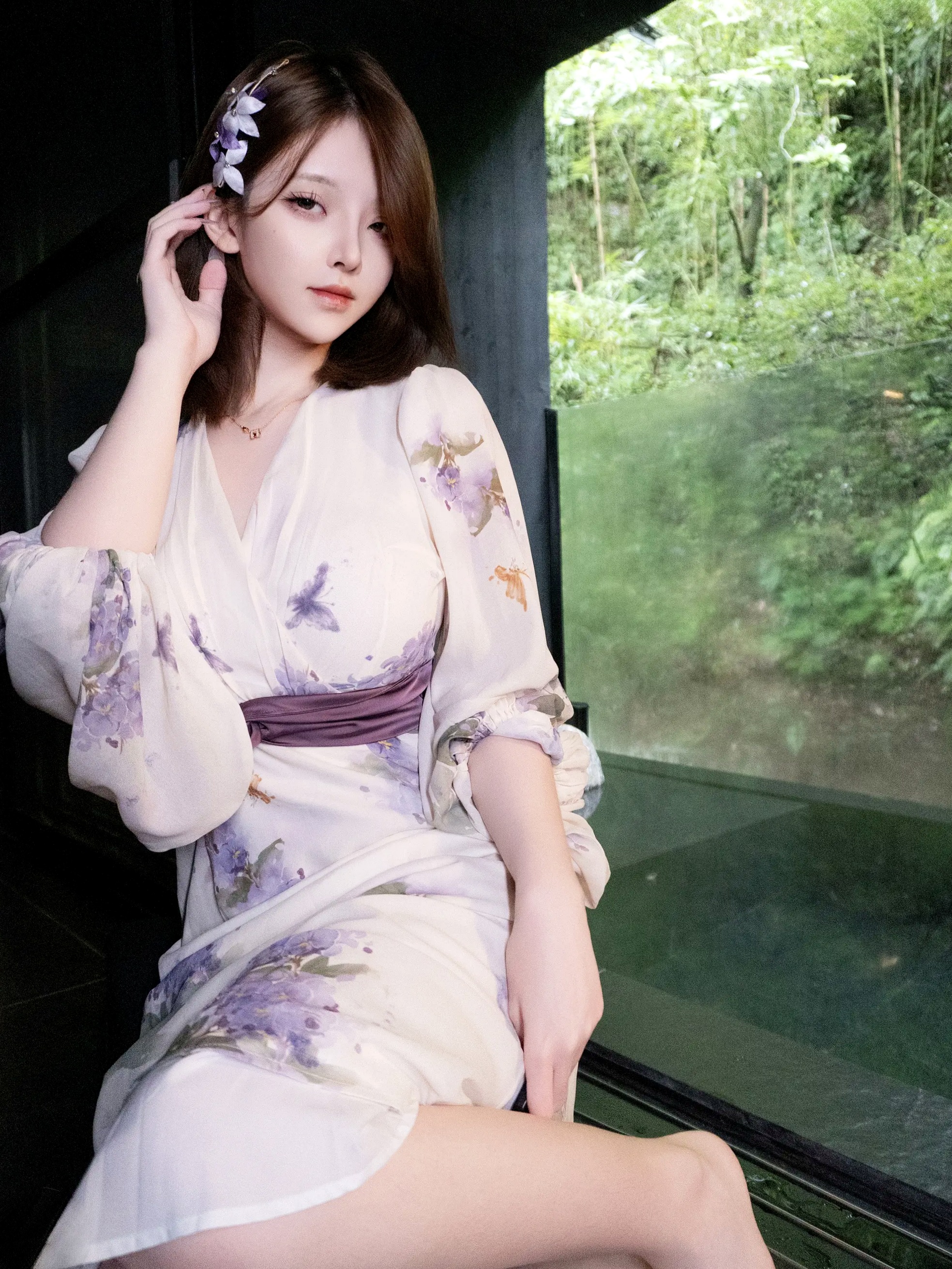 一小央泽 汤间昼 温泉汤池私房大尺度性感诱惑写真 [96P]