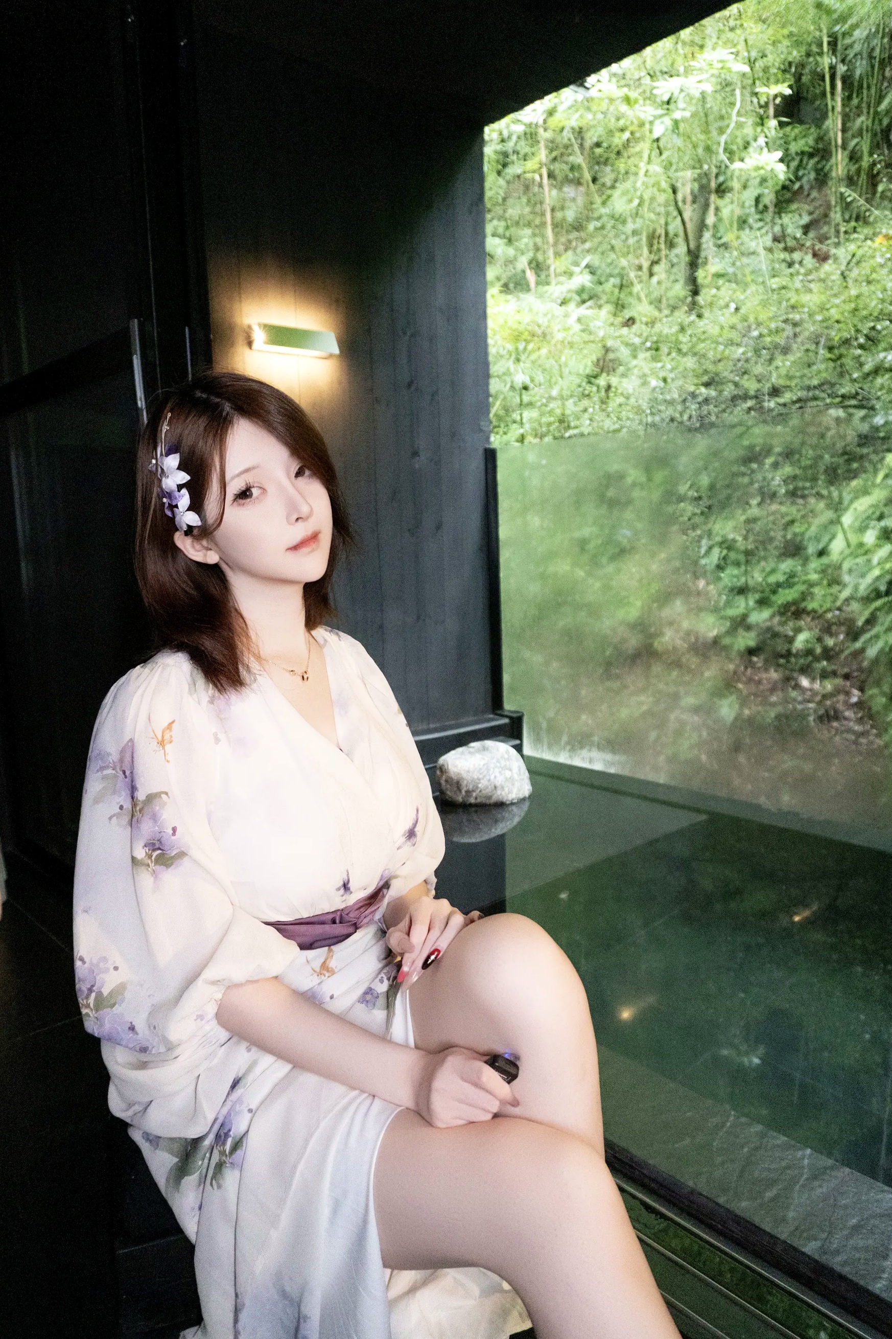 一小央泽 汤间昼 温泉汤池私房大尺度性感诱惑写真 [96P]