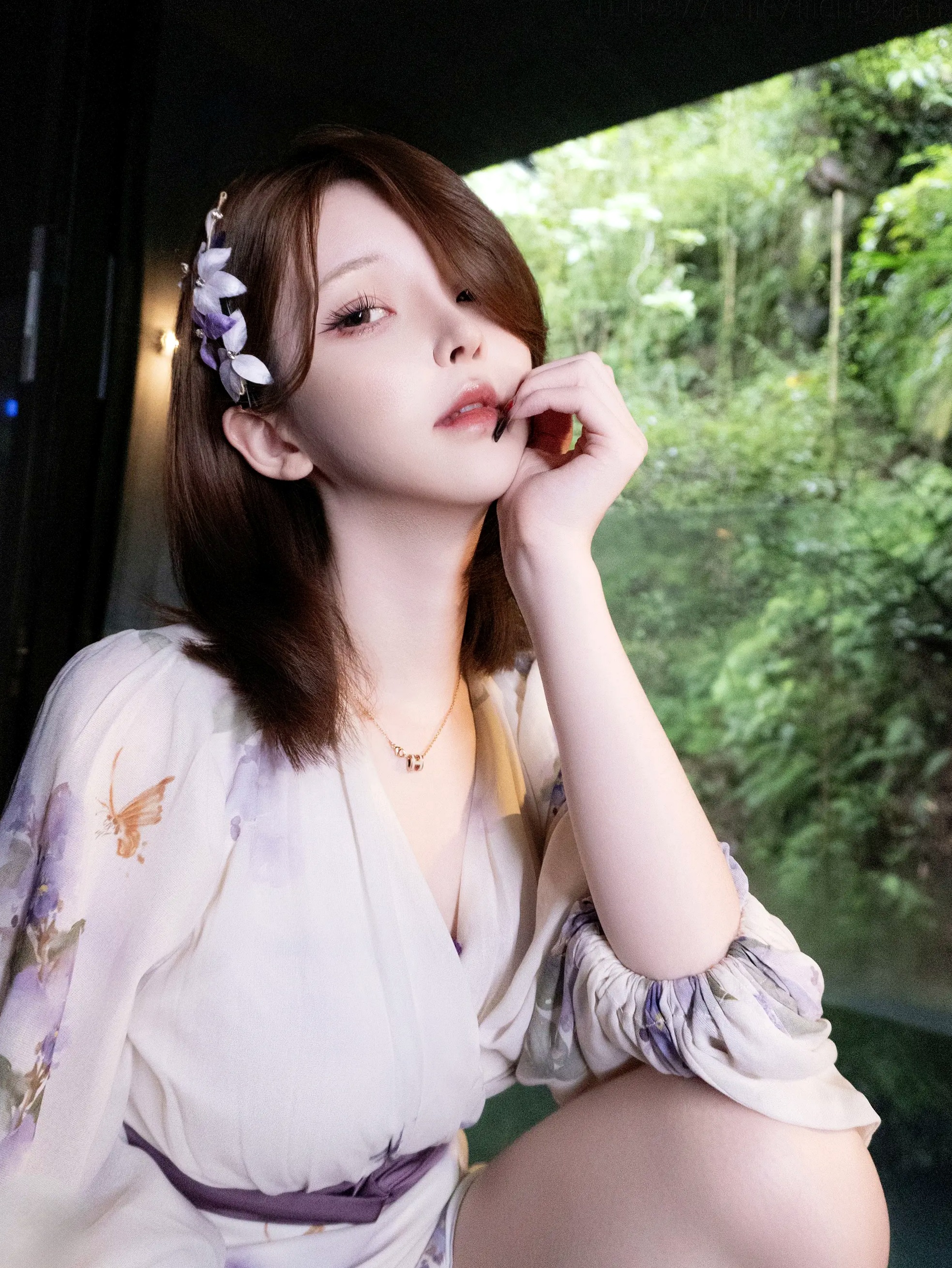 一小央泽 汤间昼 温泉汤池私房大尺度性感诱惑写真 [96P]