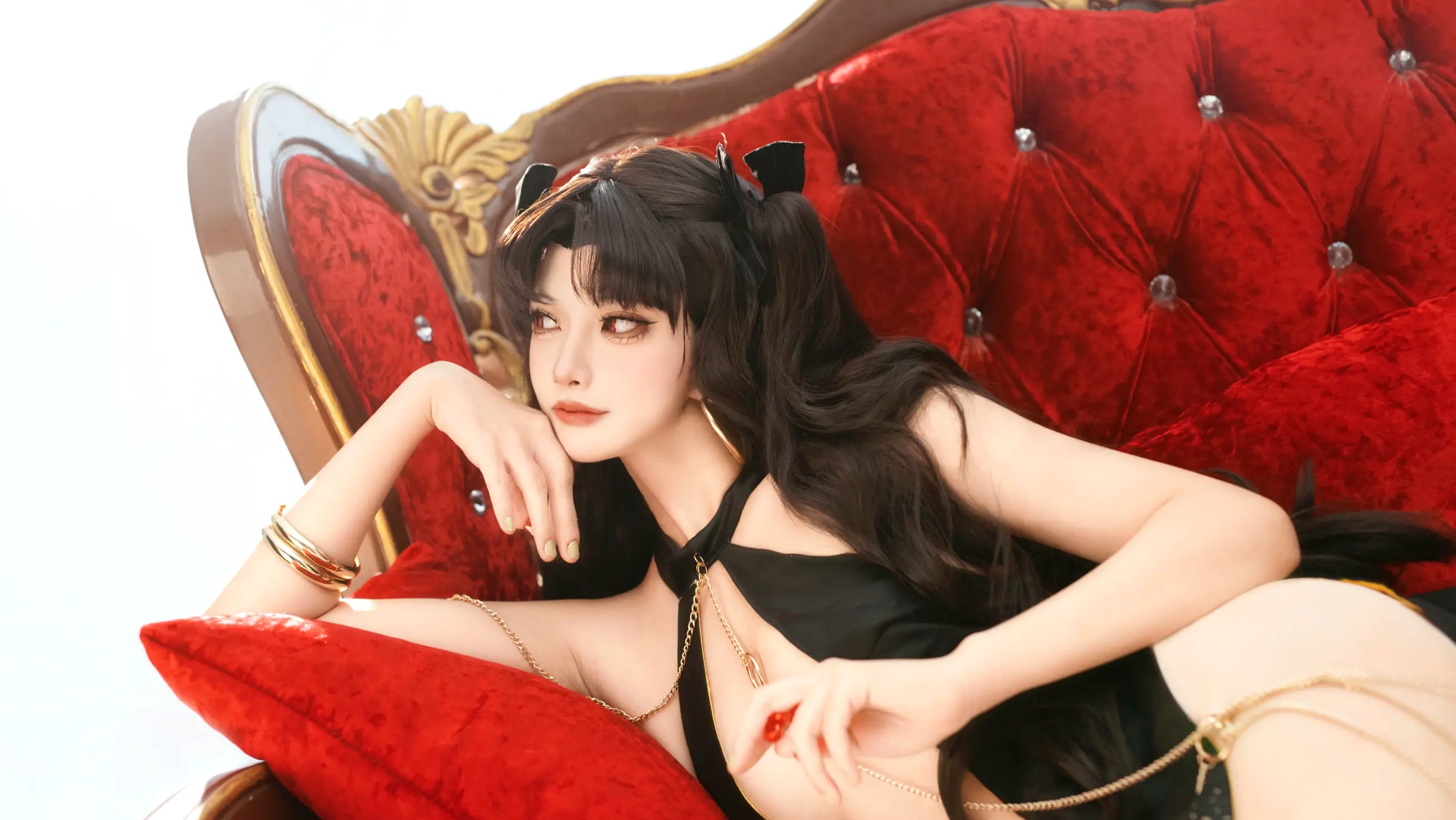Shiina - FGO 伊什塔尔迪拜礼服 角色扮演 奢华晚宴性感写真 [22P]