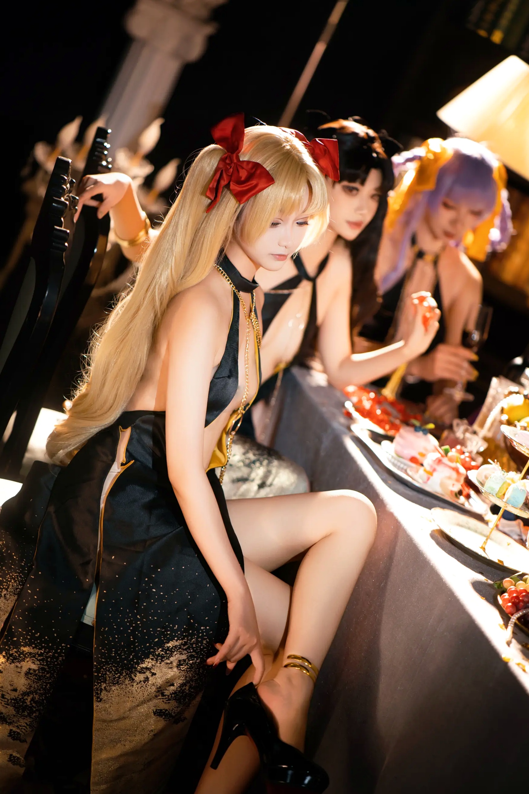 Shiina - FGO 伊什塔尔迪拜礼服 角色扮演 奢华晚宴性感写真 [22P]