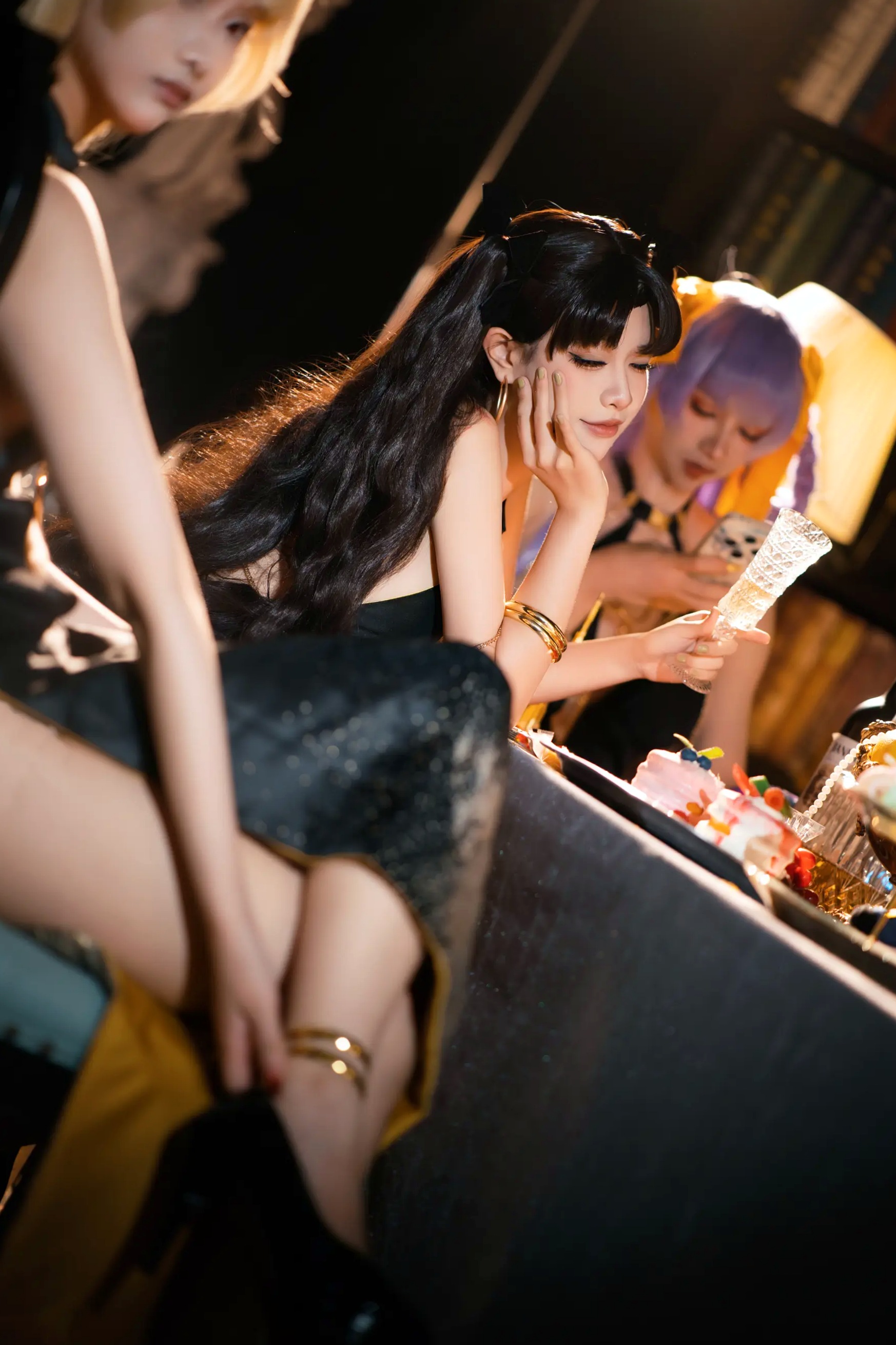 Shiina - FGO 伊什塔尔迪拜礼服 角色扮演 奢华晚宴性感写真 [22P]
