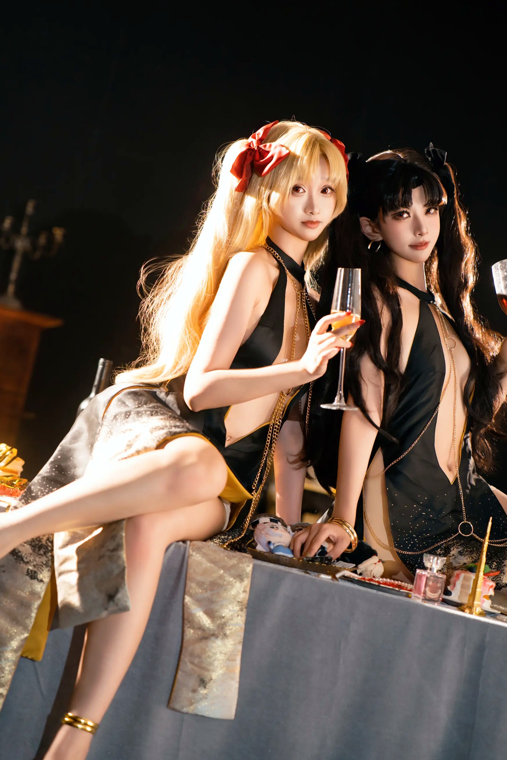 Shiina - FGO 伊什塔尔迪拜礼服 角色扮演 奢华晚宴性感写真 [22P]