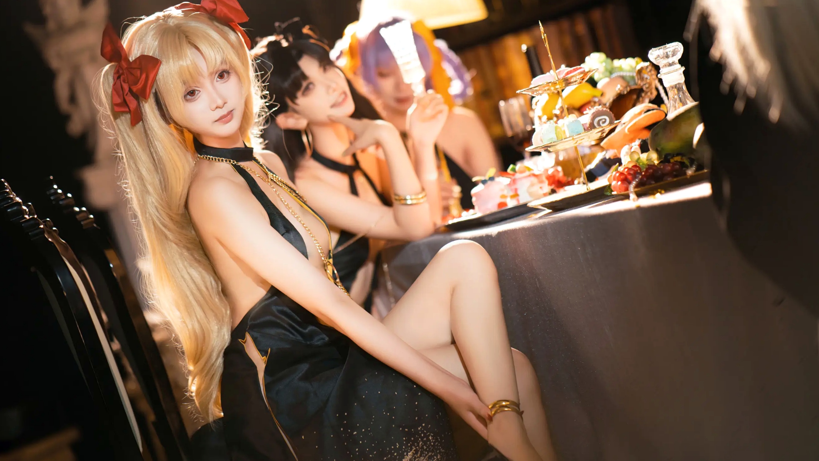 Shiina - FGO 伊什塔尔迪拜礼服 角色扮演 奢华晚宴性感写真 [22P]