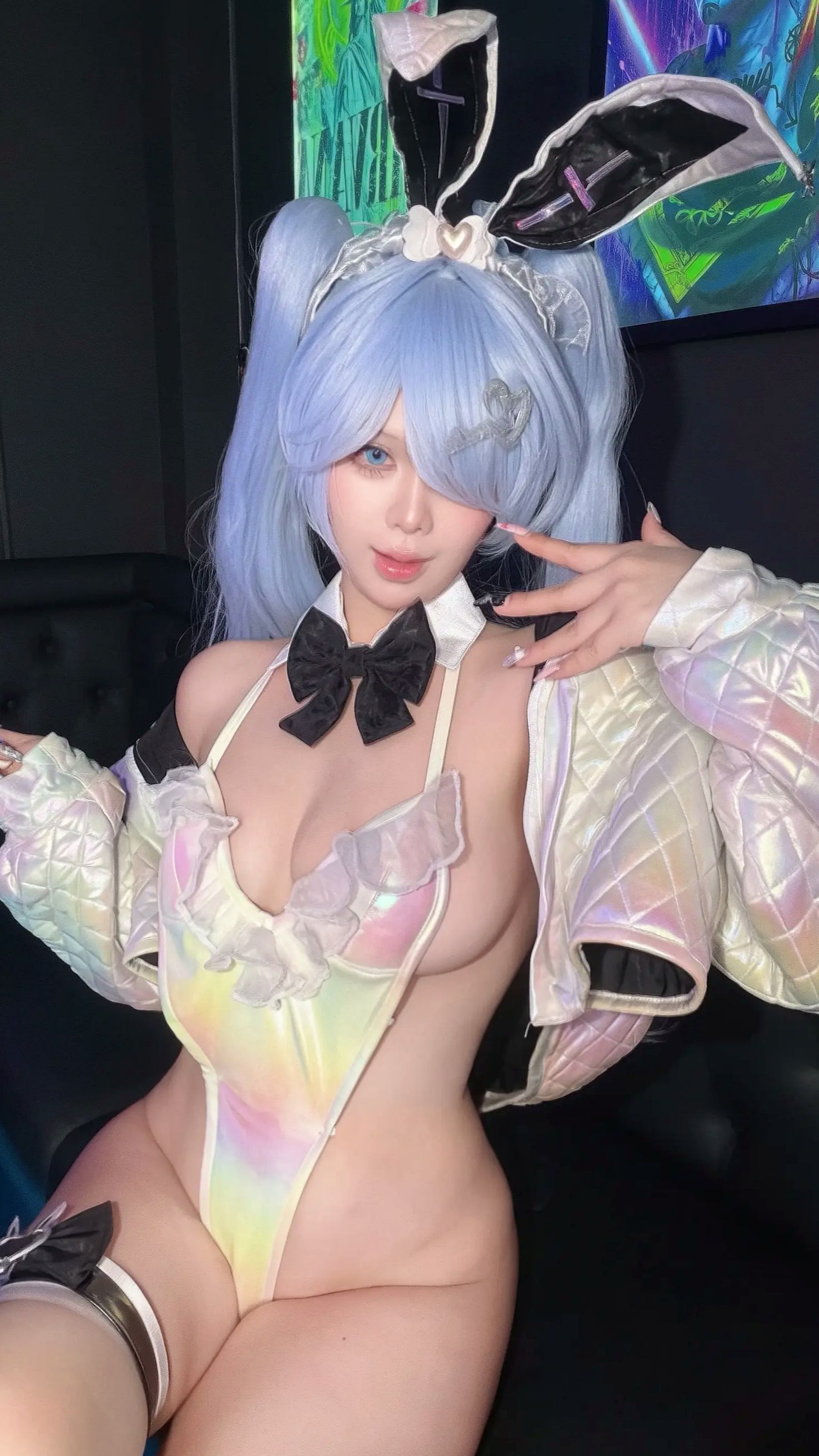 Pyon - NIKKE 灰姑娘 兔女郎角色扮演大尺度私房照 [101P]