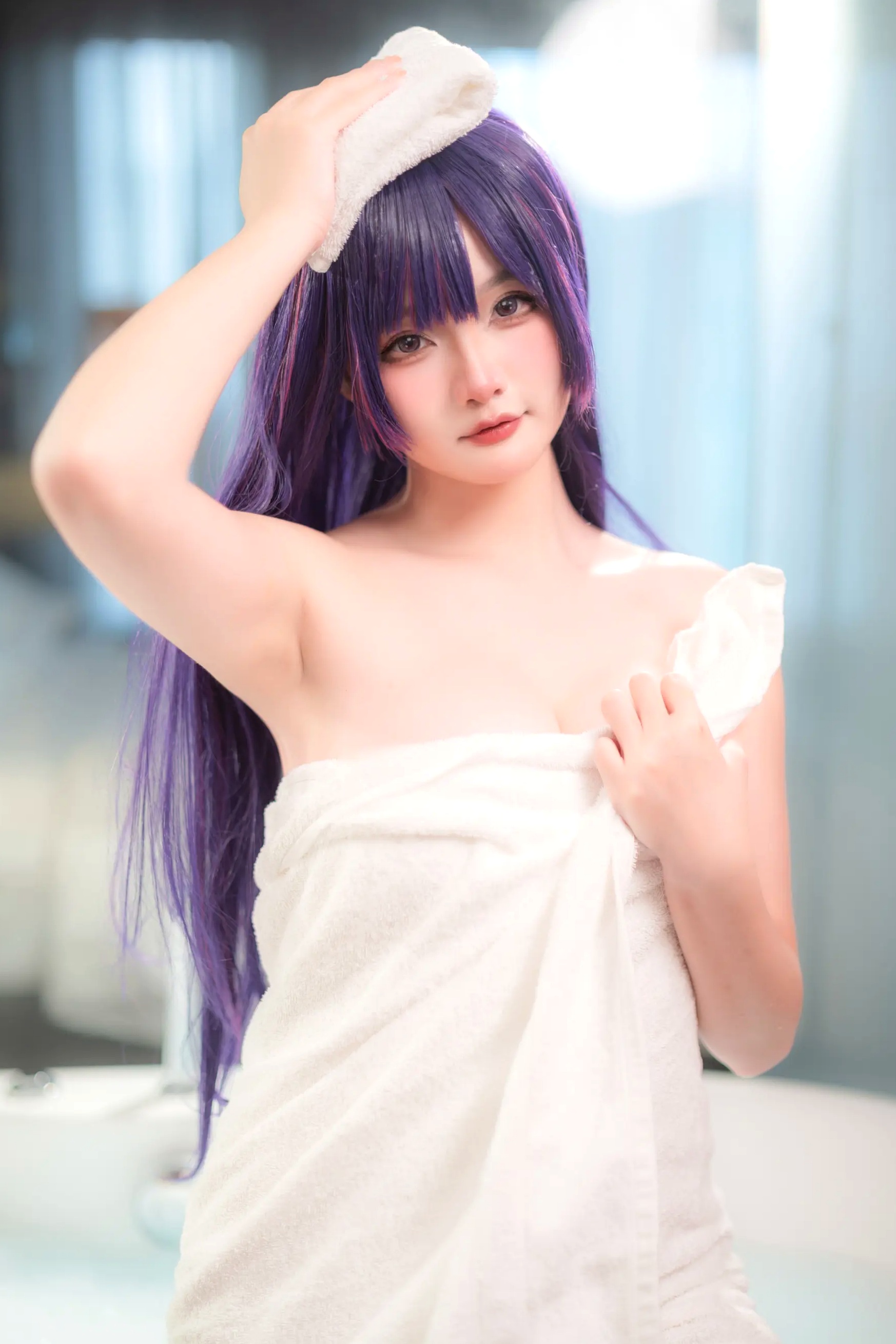 Xiaoyukiko - 星野爱 浴袍 浴室私房 角色扮演 Hoshino AI [26P]