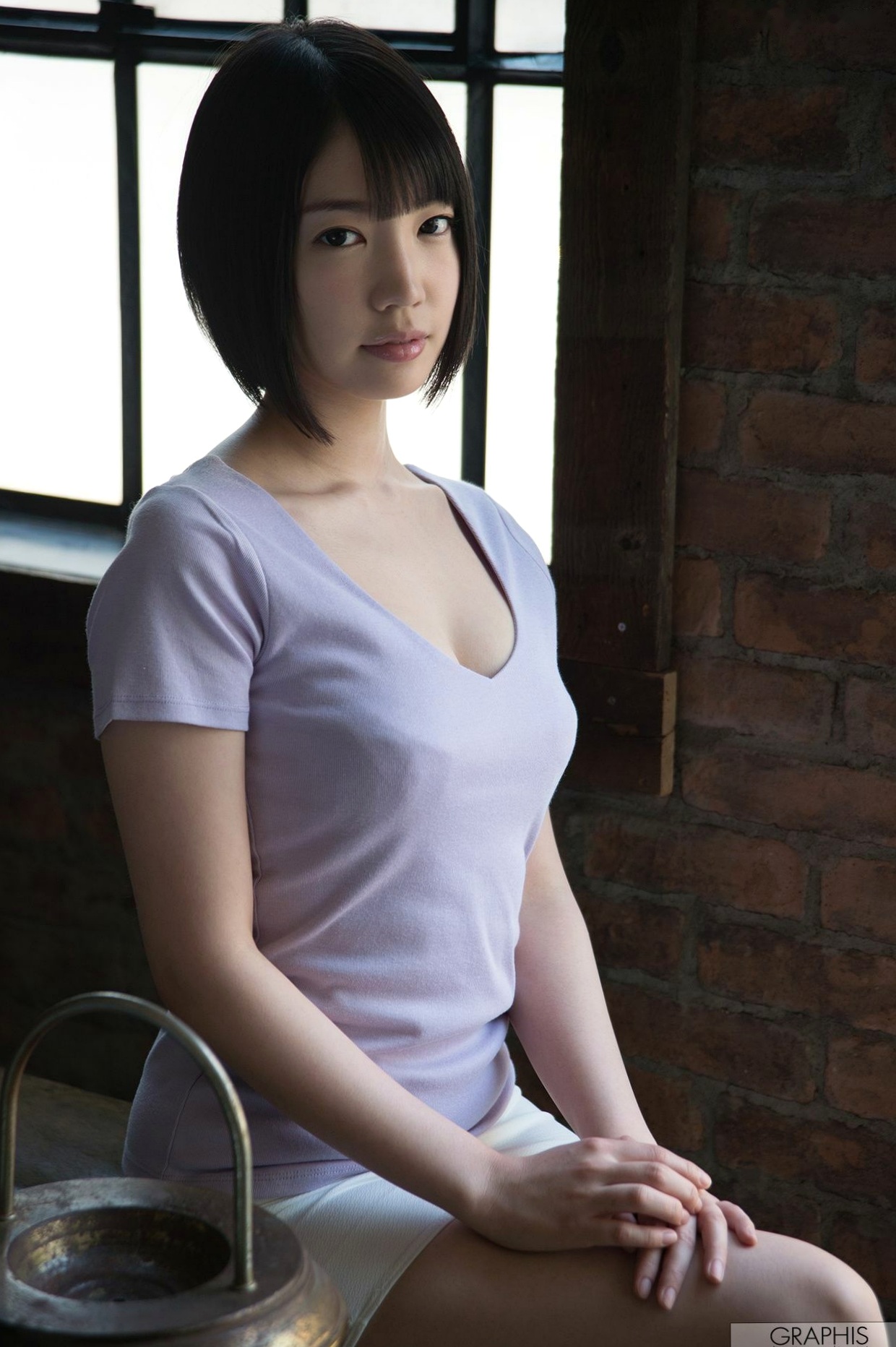Gallery - Graphis_铃木心春《Angelic Girl》唯美私房系列，性感黑丝高跟诱惑写真套图[49P]日本性感诱惑丝袜私房照 铃木心春女神私房照_秀色女神 - image 3