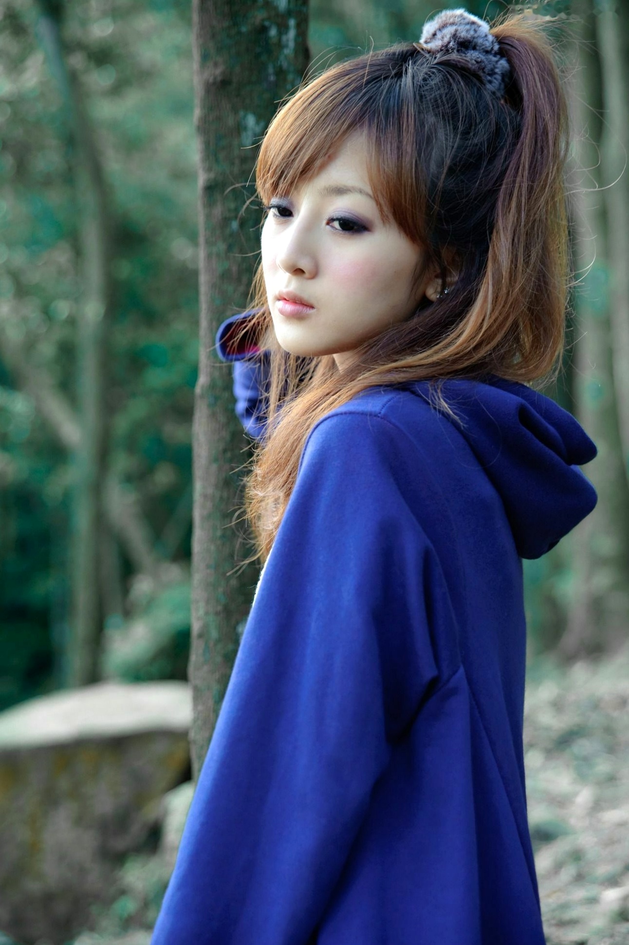 Gallery - 台湾女神果子MM新山梦湖户外写真：气质清新甜美，治愈系人像摄影作品台湾户外清新治愈系清纯 高桥南女神私房照_秀色女神 - image 47