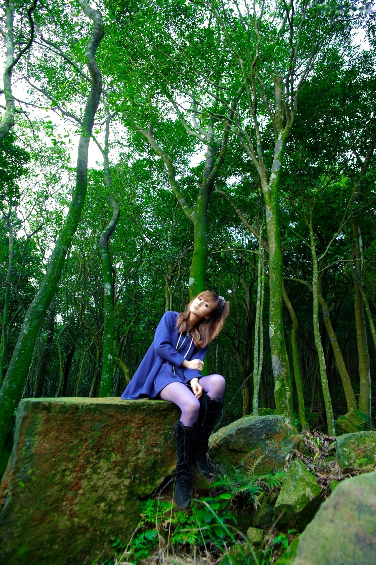 Gallery - 台湾女神果子MM新山梦湖户外写真：气质清新甜美，治愈系人像摄影作品台湾户外清新治愈系清纯 高桥南女神私房照_秀色女神 - image 51