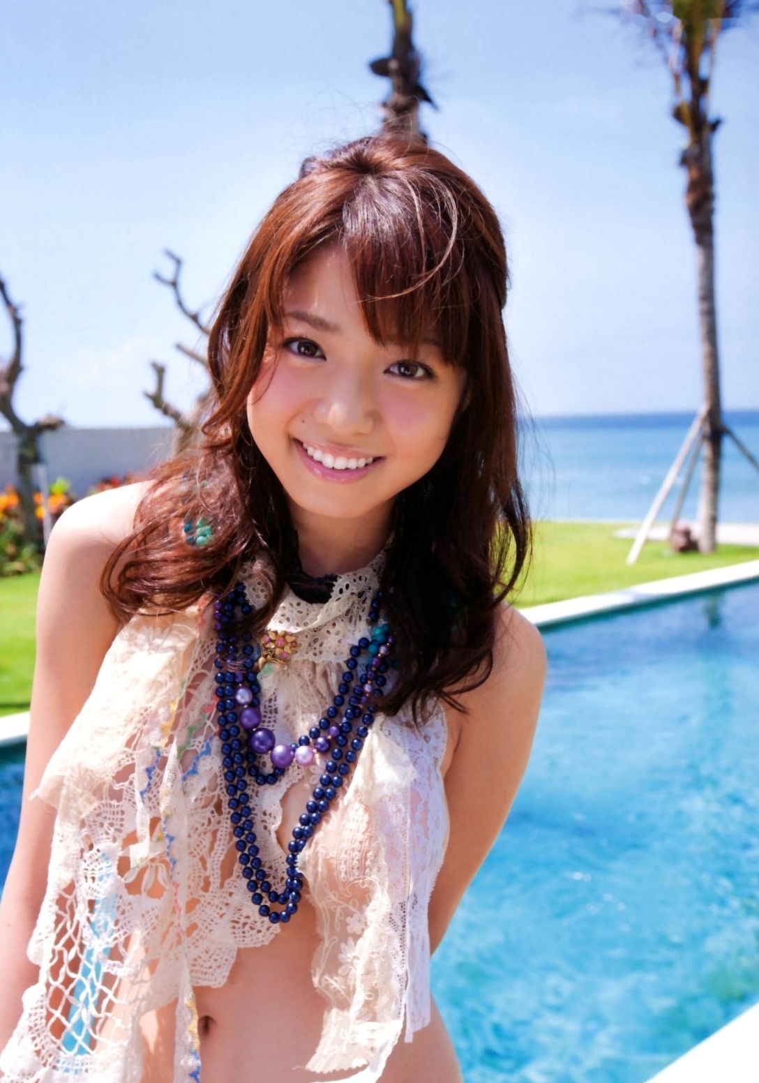 Gallery - PB写真集_中村静香《HUG ハグ》户外花园透视诱惑私房美图集[85P]日本性感比基尼私房照 中村静香女神私房照_秀色女神 - image 26