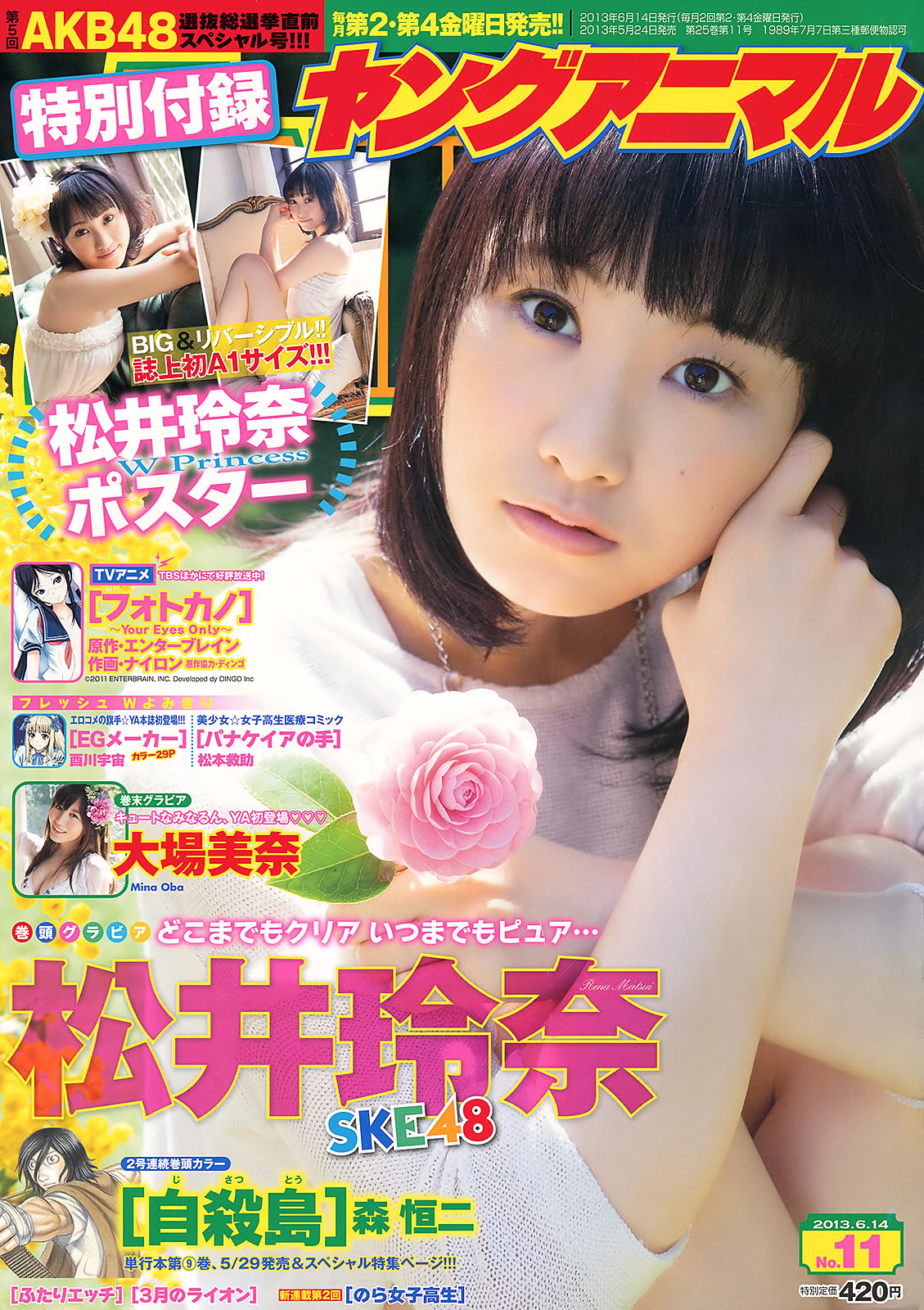 [Young Animal]高清写真图2013 No.10 11 松井玲奈 大场美奈 筱崎爱 相楽树