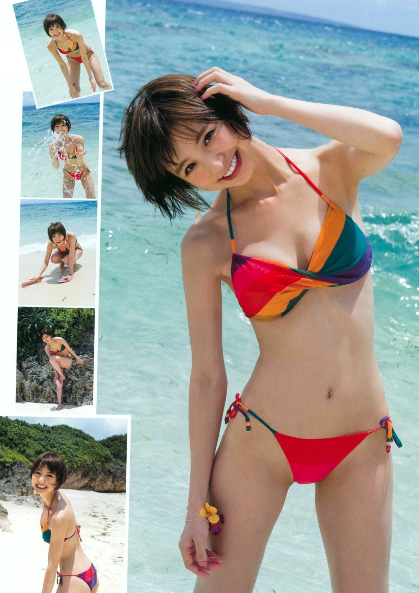 Gallery - PB写真集_篠田麻里子《Memories》完全版_清纯甜美_夏日海滩泳池度假_湿身诱惑写真日本清纯治愈系清新比基尼 篠田麻里子女神私房照_秀色女神 - image 12