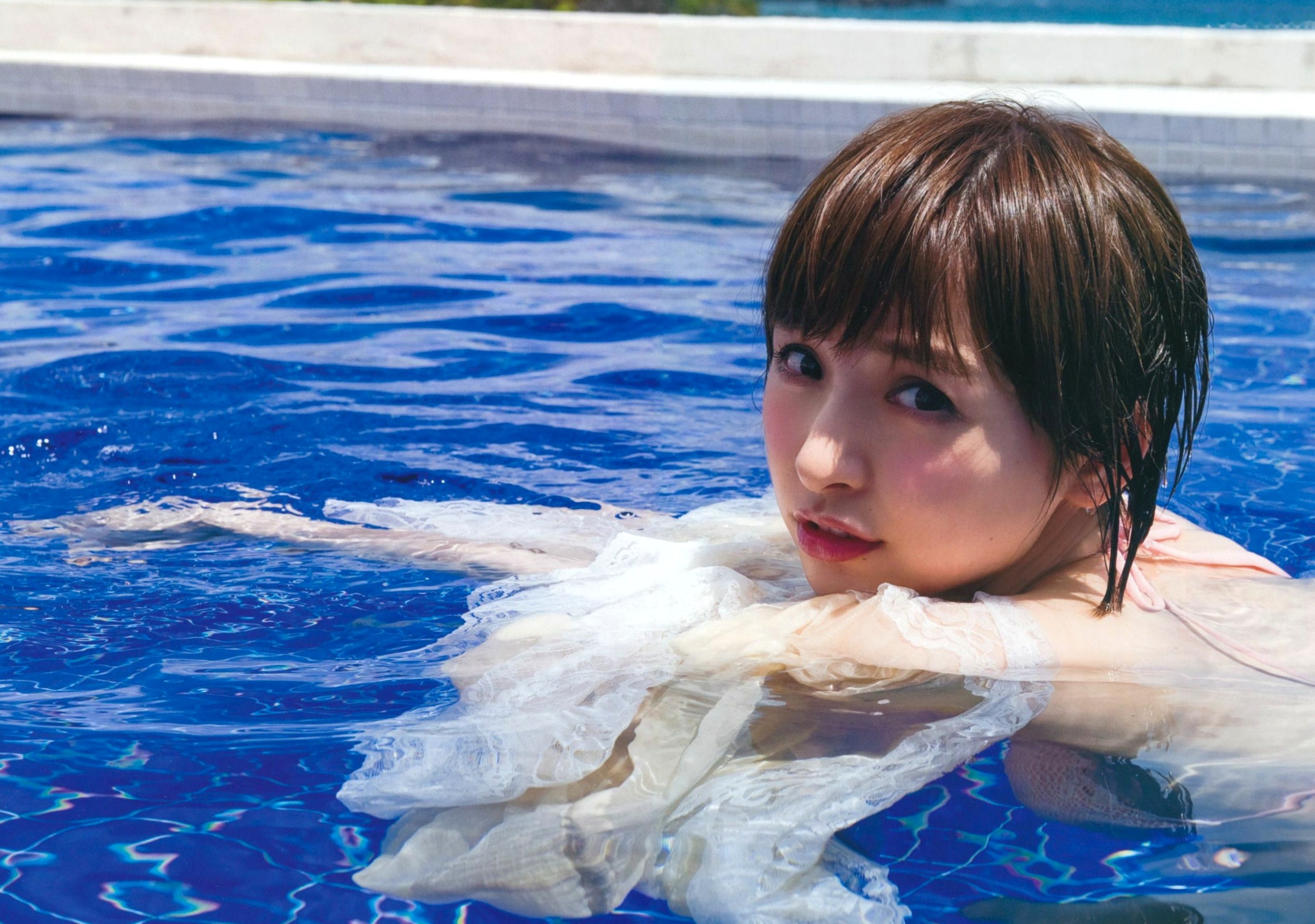 Gallery - PB写真集_篠田麻里子《Memories》完全版_清纯甜美_夏日海滩泳池度假_湿身诱惑写真日本清纯治愈系清新比基尼 篠田麻里子女神私房照_秀色女神 - image 13