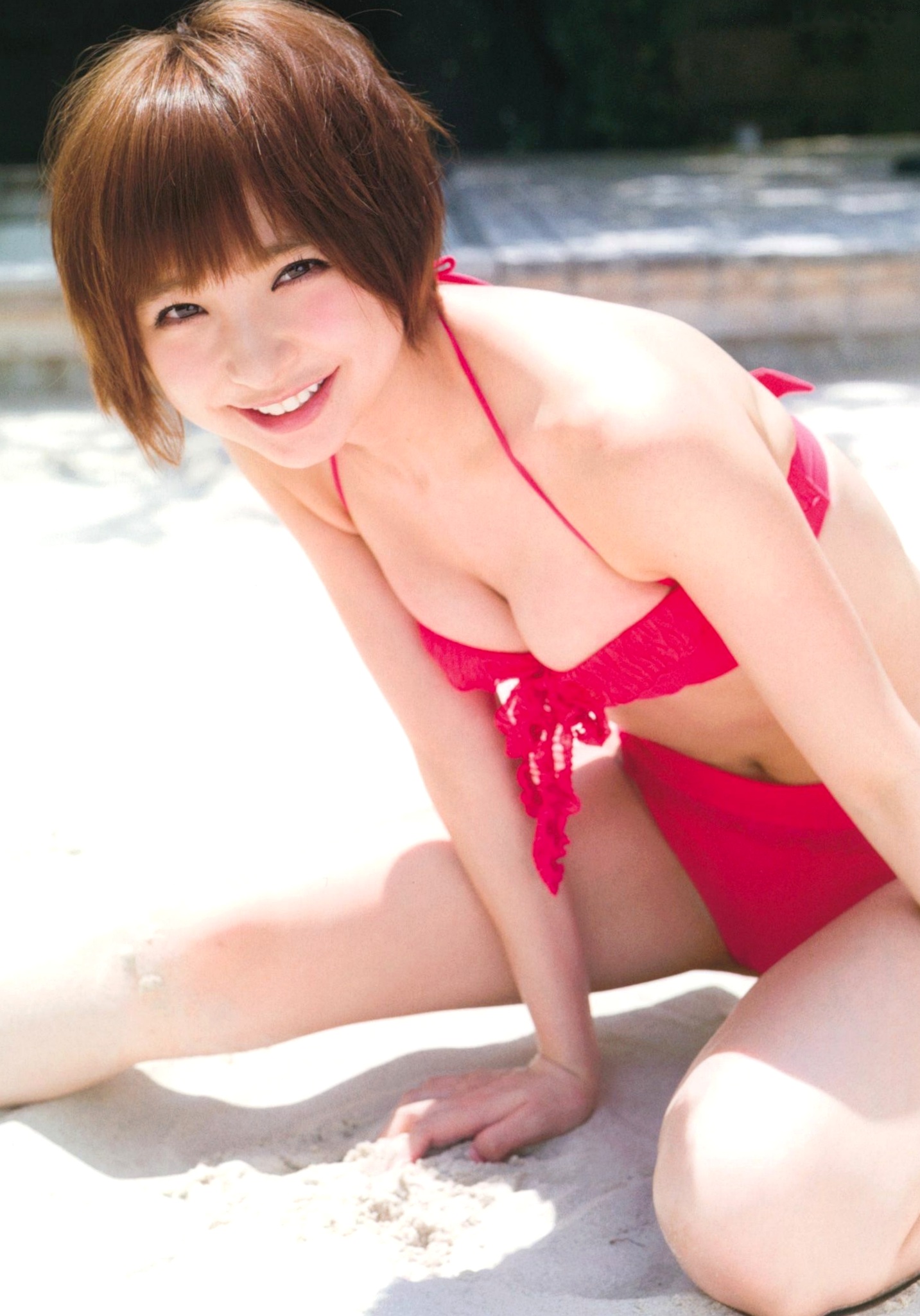 Gallery - PB写真集_篠田麻里子《Memories》完全版_清纯甜美_夏日海滩泳池度假_湿身诱惑写真日本清纯治愈系清新比基尼 篠田麻里子女神私房照_秀色女神 - image 34