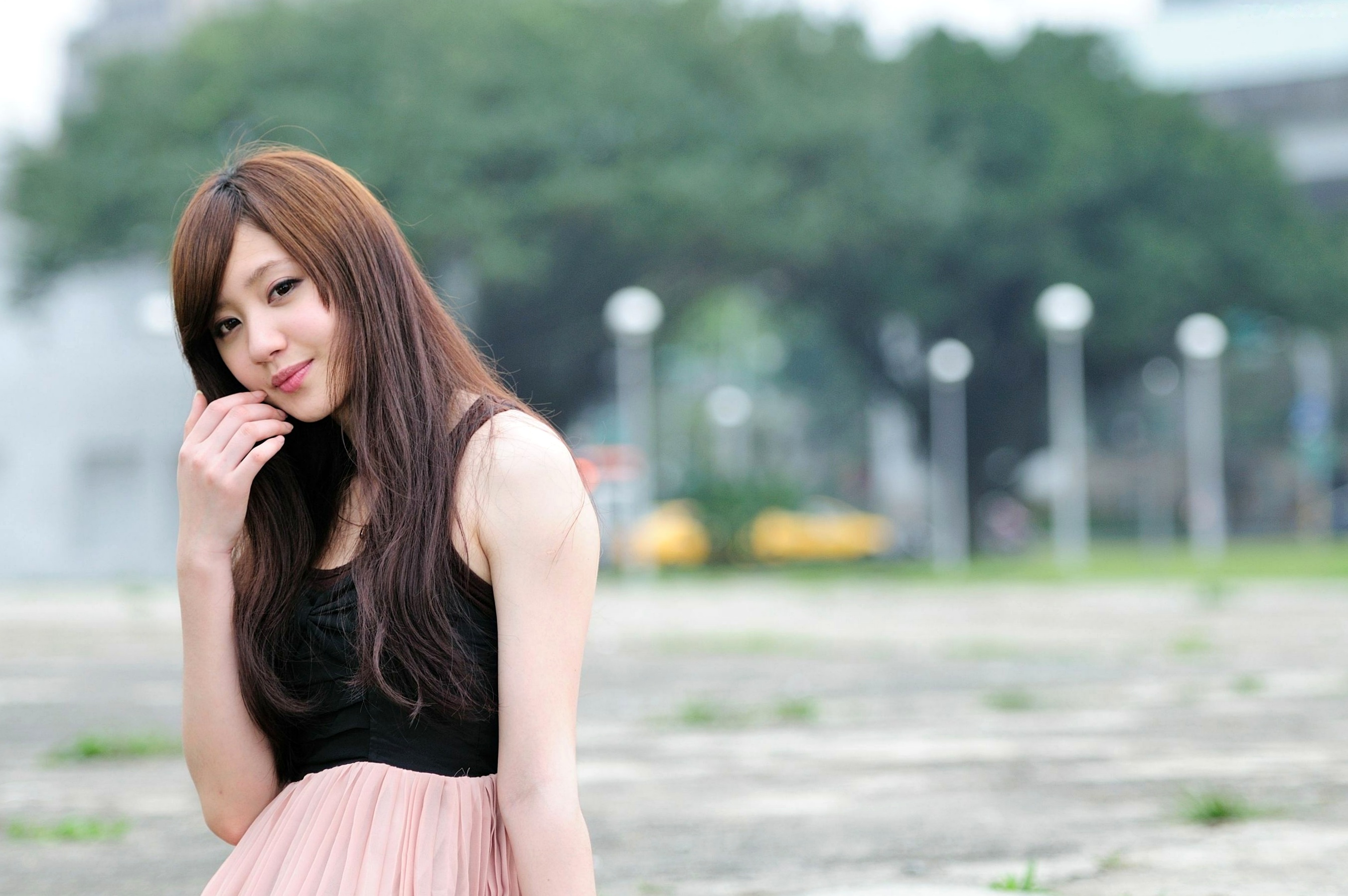 Gallery - 台湾美少女小雅户外随拍：条纹装搭配黑丝尽显清新气质与修长美腿，治愈系街拍写真集台湾街拍清新美腿丝袜 顾莉雅女神私房照_秀色女神 - image 27