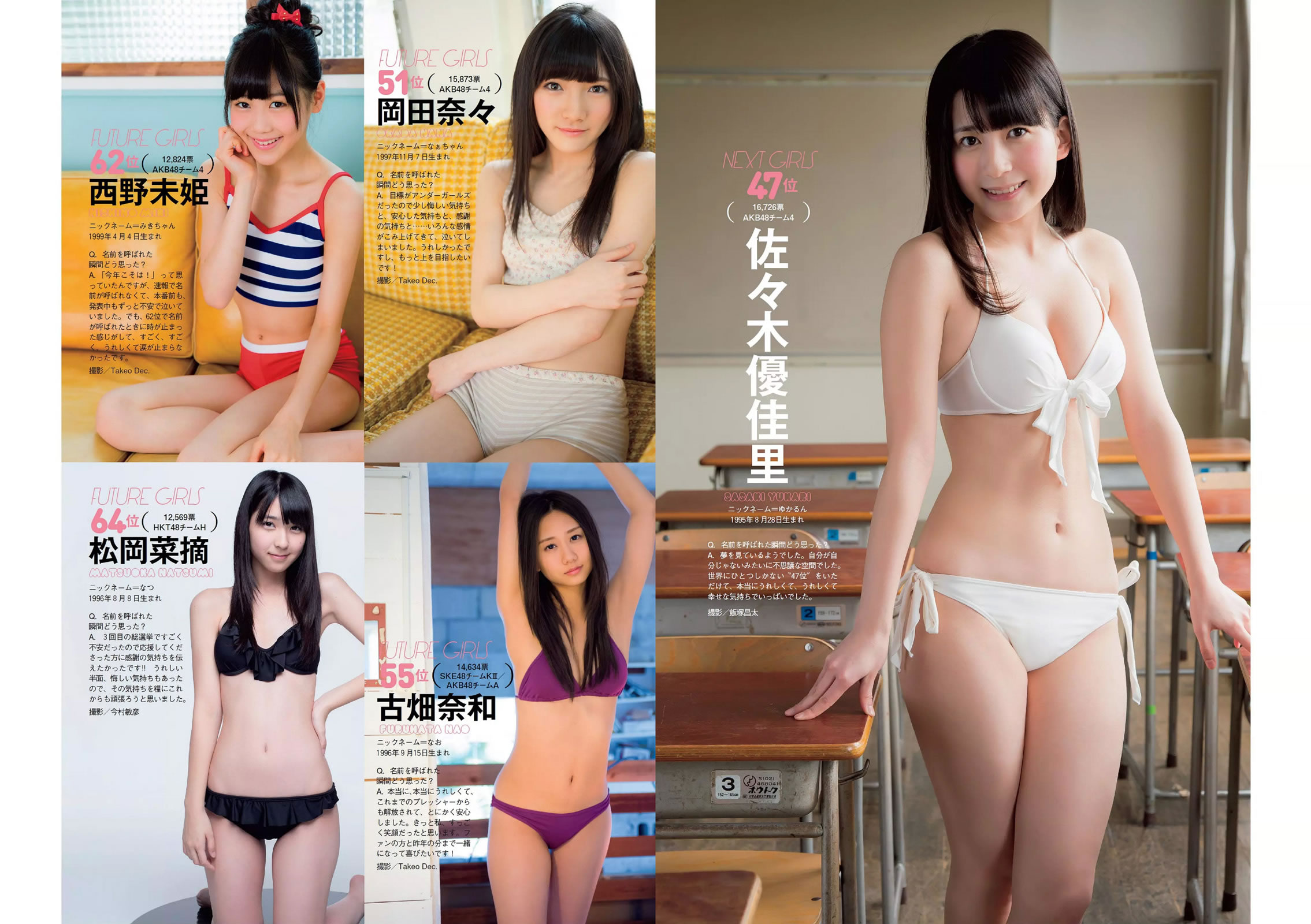 [Weekly Playboy]高清写真图2014 No.27 能年玲奈 おのののか 西内ひろ 桥本マナミ 小松彩夏 玉置成実 小池美由 天使もえ