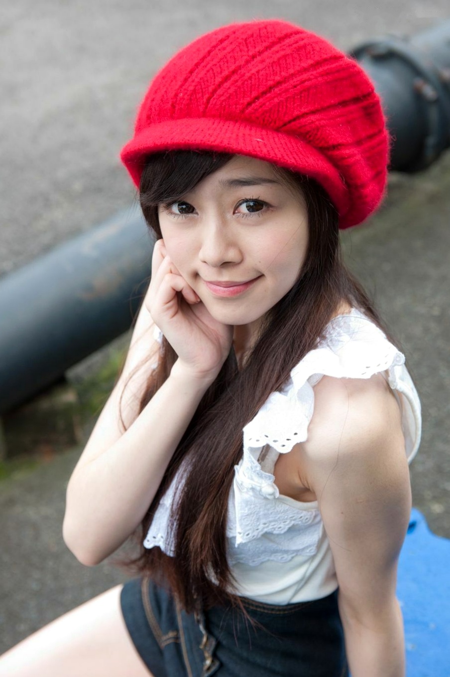 Gallery - 台湾清纯女神Mika户外街拍精选写真，清新甜美穿搭尽显邻家少女气质与动人魅力台湾清纯街拍治愈系清新 萧美卡女神私房照_秀色女神 - image 42