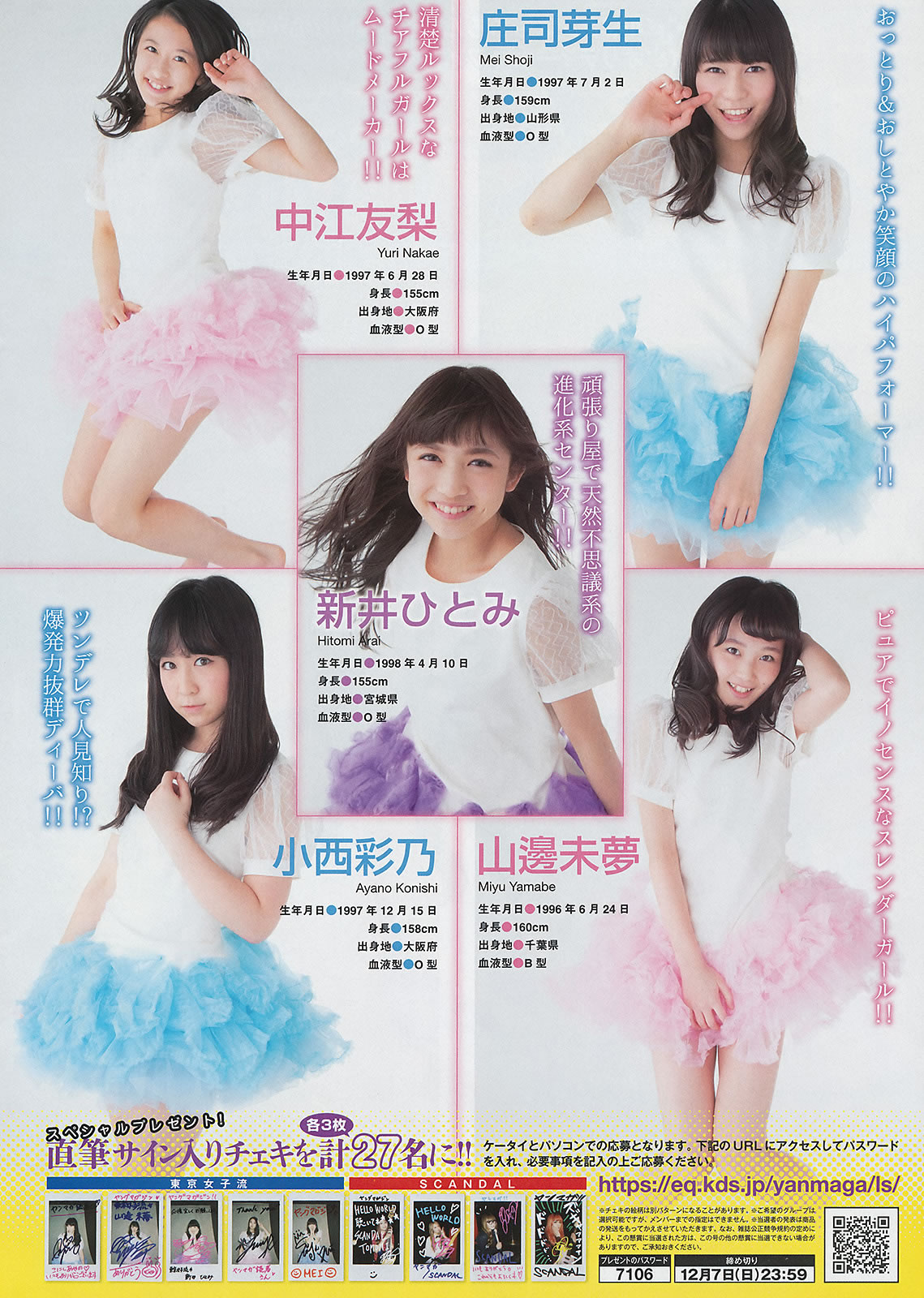 [Young Magazine]高清写真图2014 No.52 AKB48 佐野ひなこ 桥本环奈 SCANDAL 东京女子流