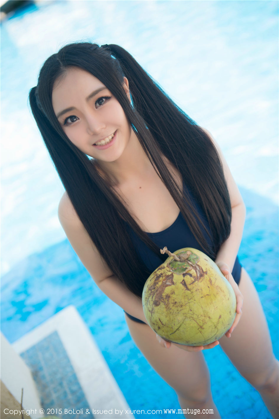 许文婷 [BoLoli波萝社]高清写真图VOL.018 泳池清凉