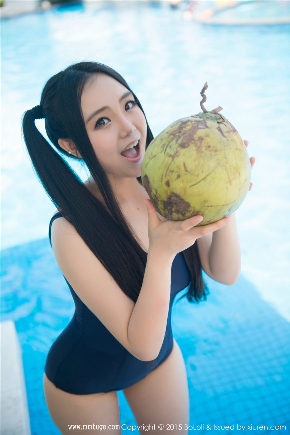 许文婷 [BoLoli波萝社]高清写真图VOL.018 泳池清凉