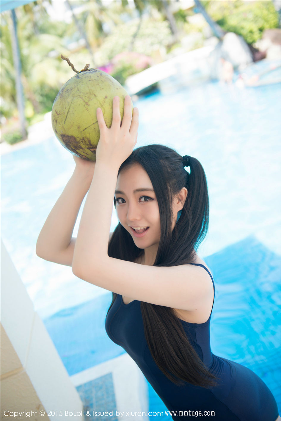 许文婷 [BoLoli波萝社]高清写真图VOL.018 泳池清凉