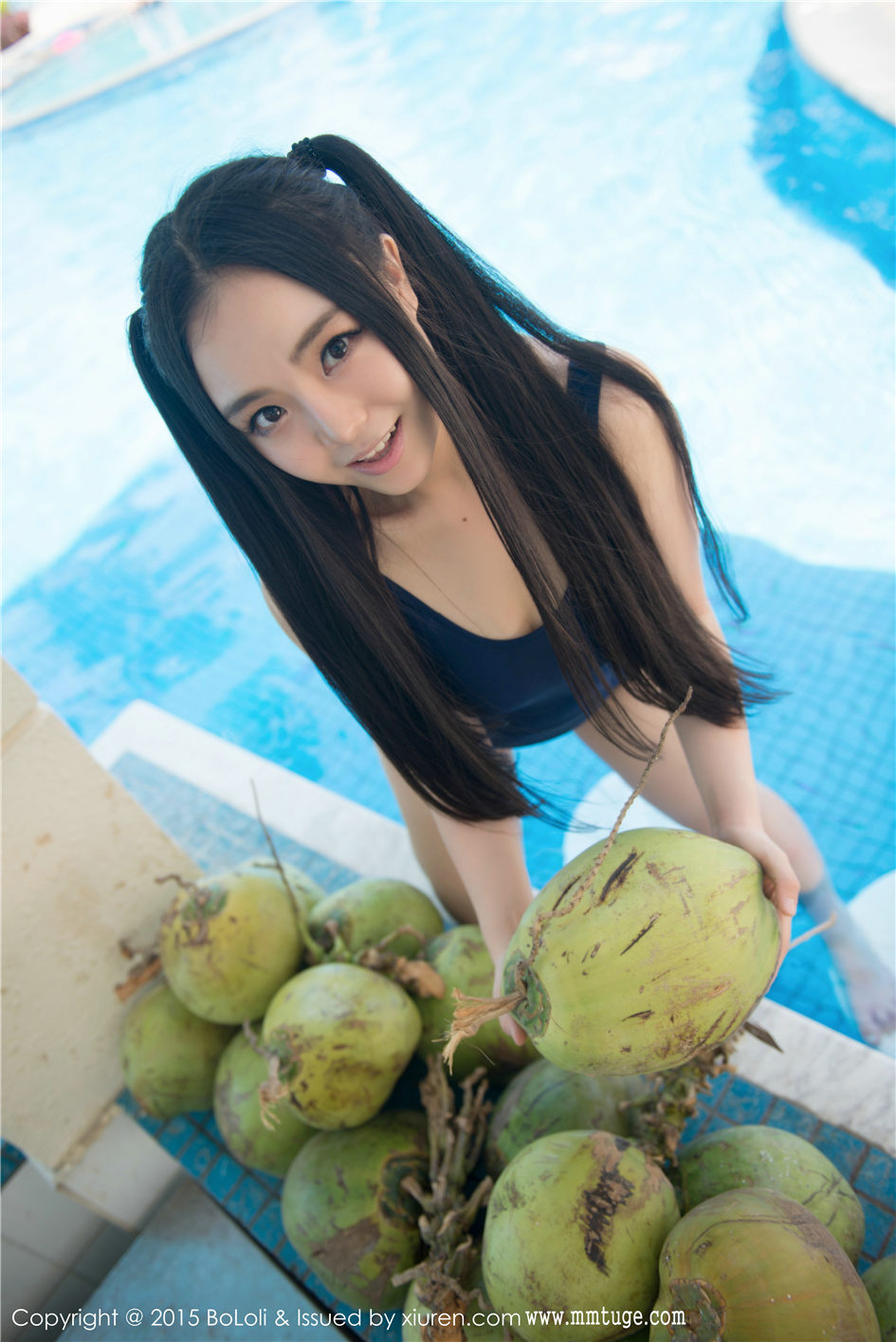 许文婷 [BoLoli波萝社]高清写真图VOL.018 泳池清凉