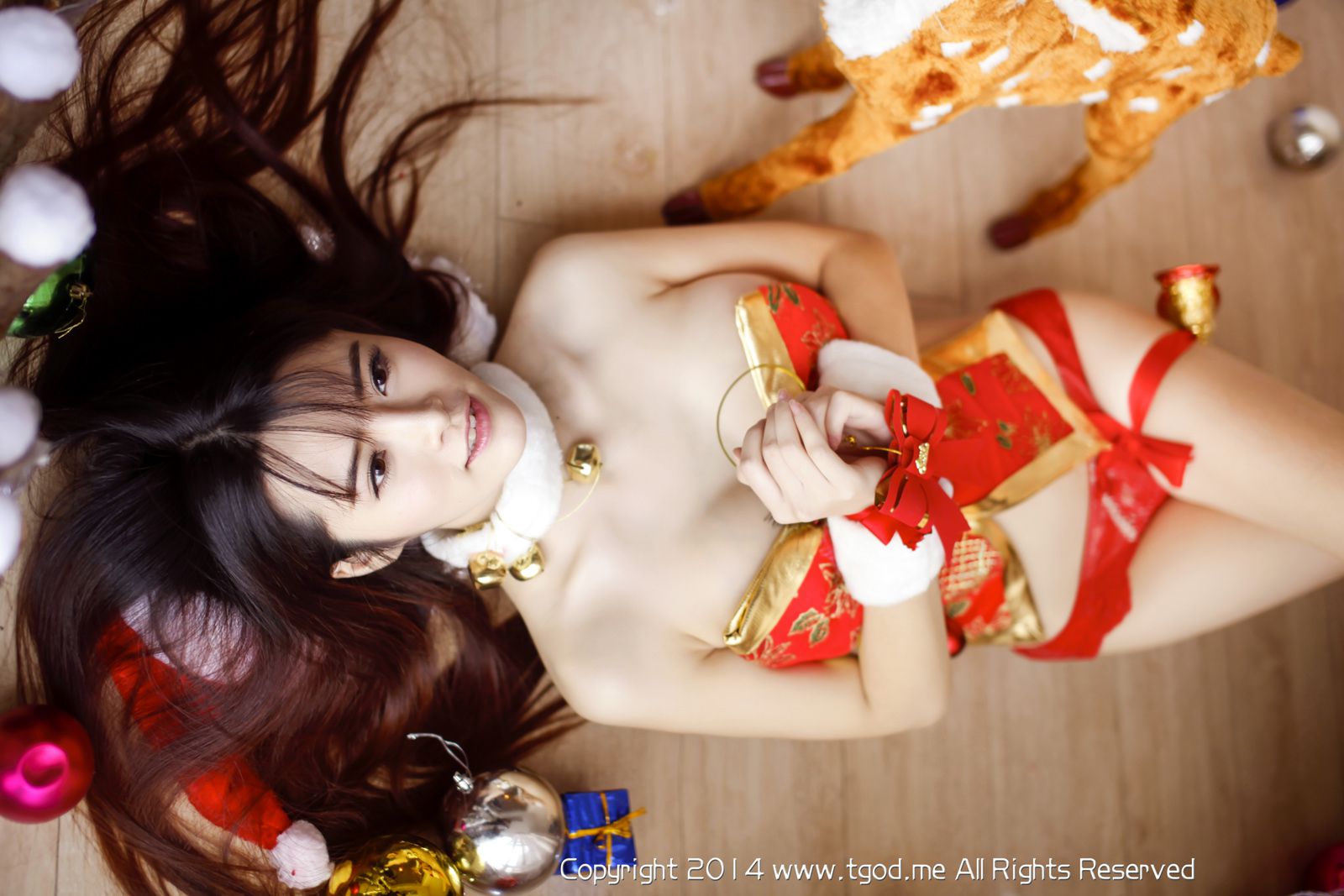 孔一红-最美校花爆美圣诞女郎专辑 [TGod]高清写真图推女神