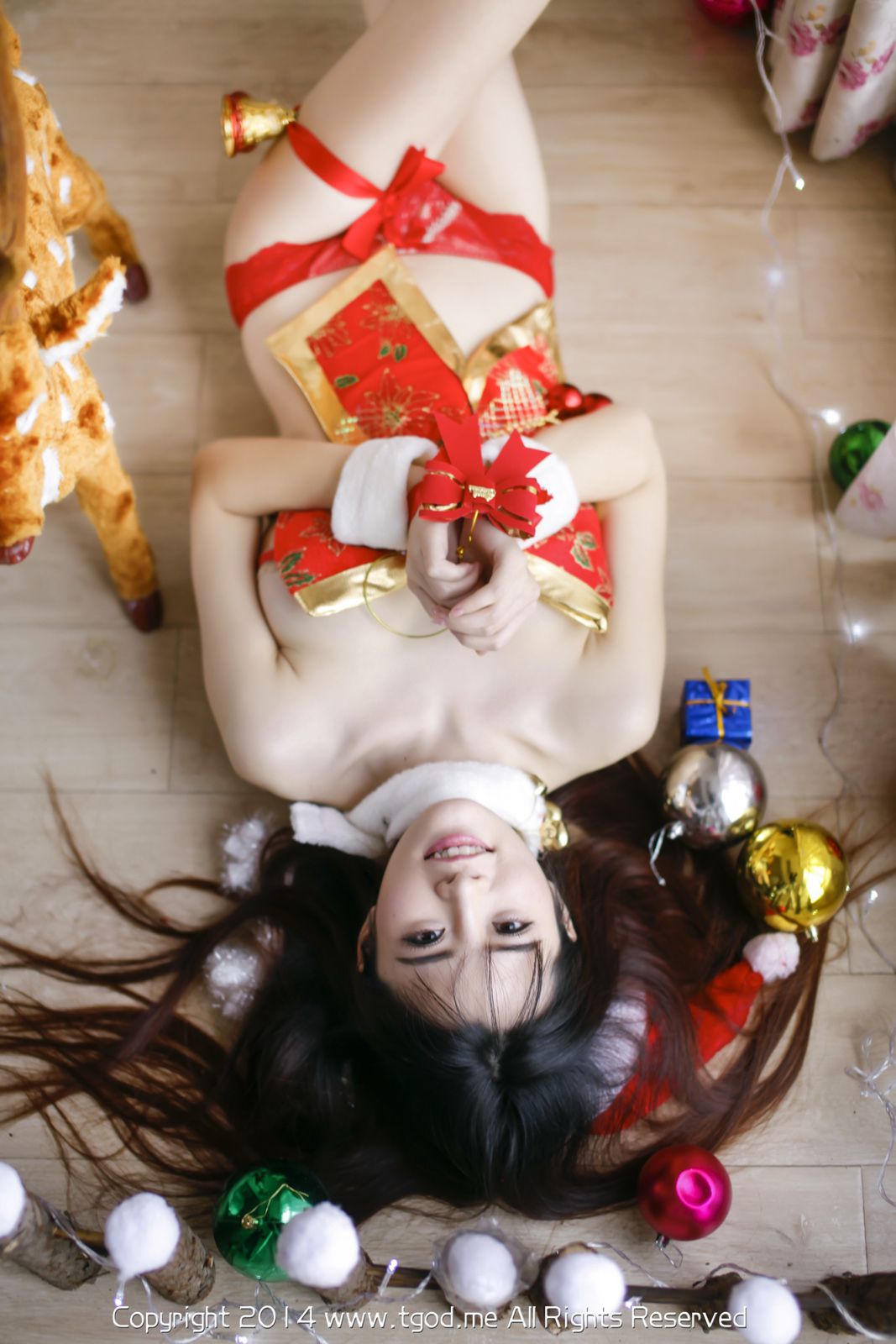孔一红-最美校花爆美圣诞女郎专辑 [TGod]高清写真图推女神