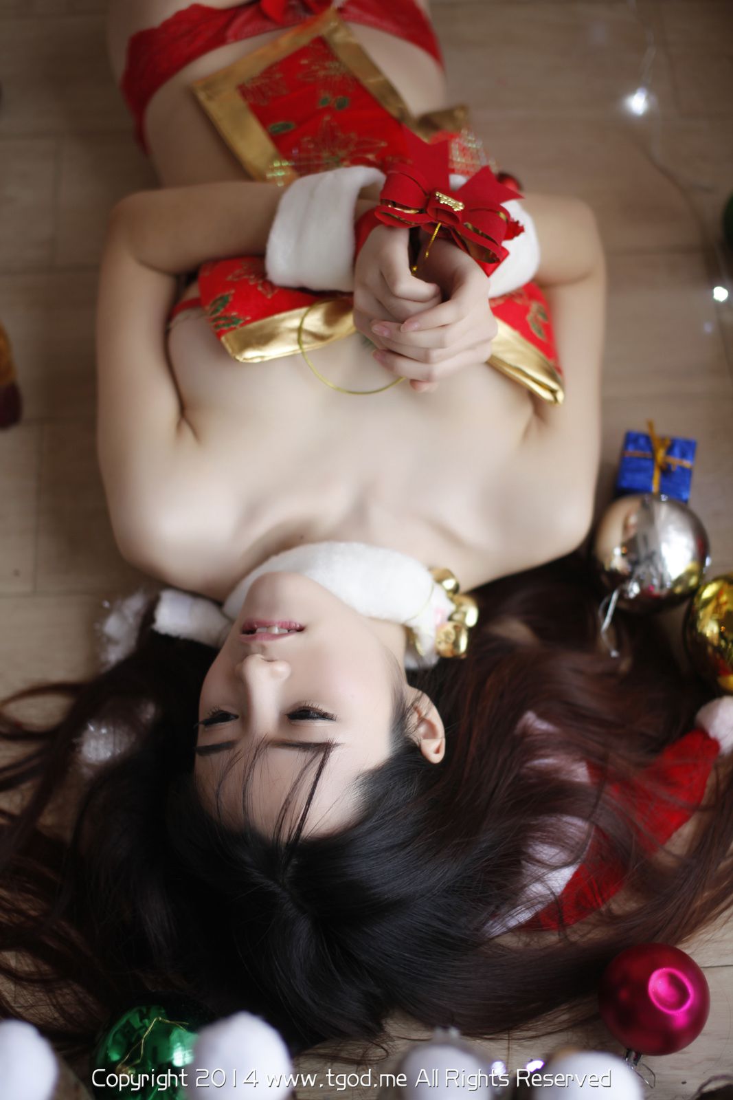 孔一红-最美校花爆美圣诞女郎专辑 [TGod]高清写真图推女神