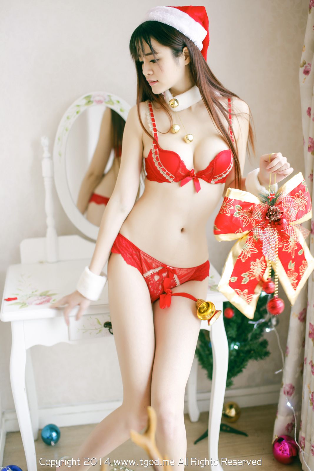 孔一红-最美校花爆美圣诞女郎专辑 [TGod]高清写真图推女神