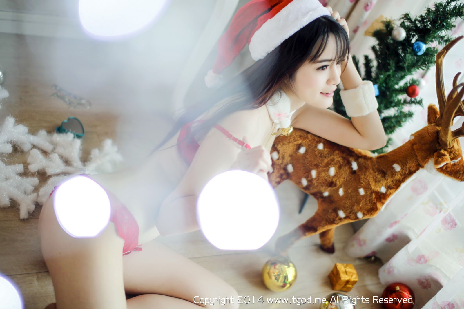 孔一红-最美校花爆美圣诞女郎专辑 [TGod]高清写真图推女神