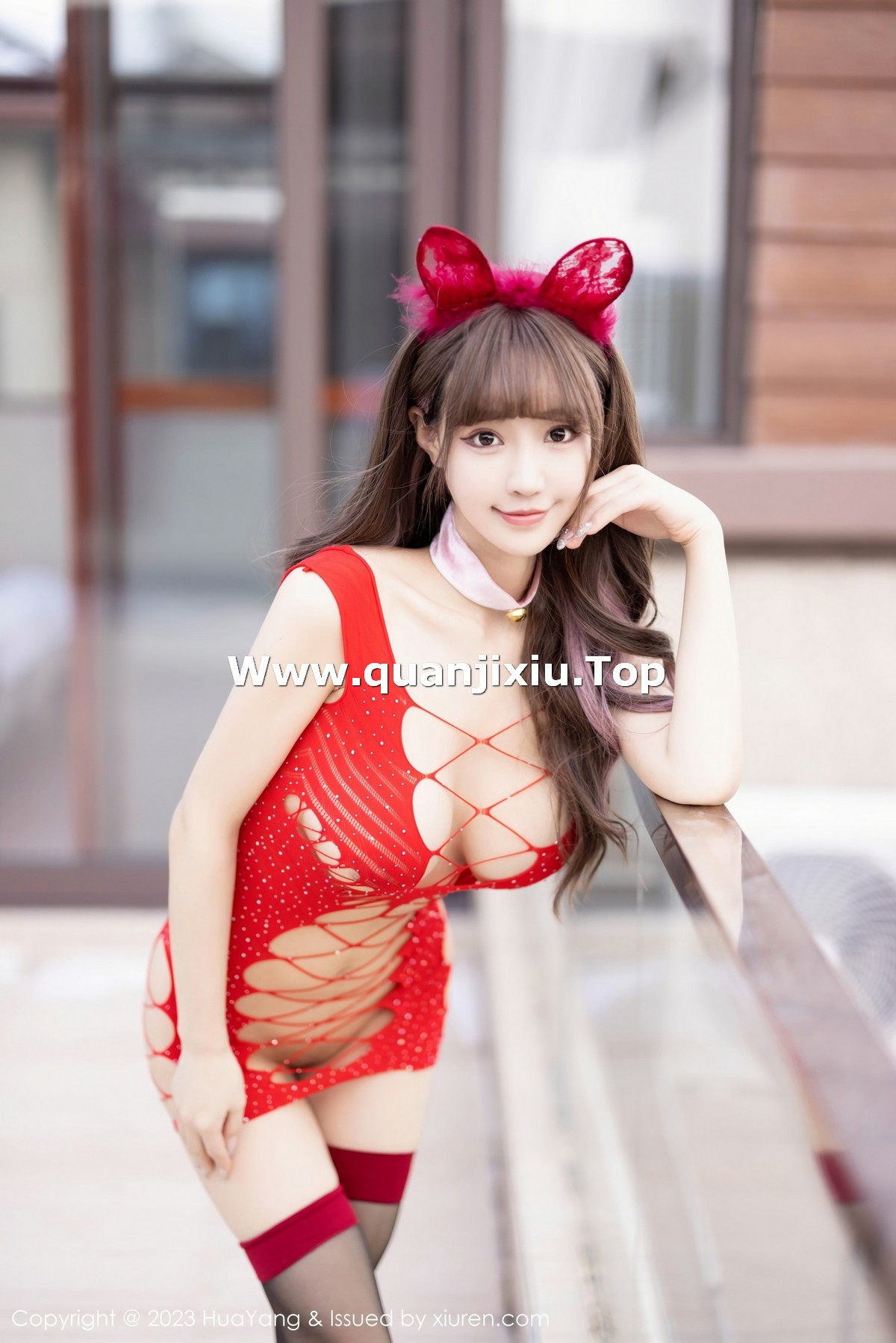[HuaYang]高清写真图 2023.02.02 VOL.526 朱可儿Flora 黑丝美腿