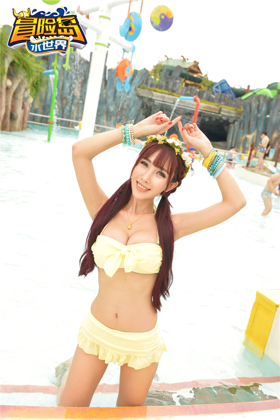 于姬Una、徐妍馨、小小白思宜、吴梓嫣 [TGOD推女神]高清写真图丽水冒险岛