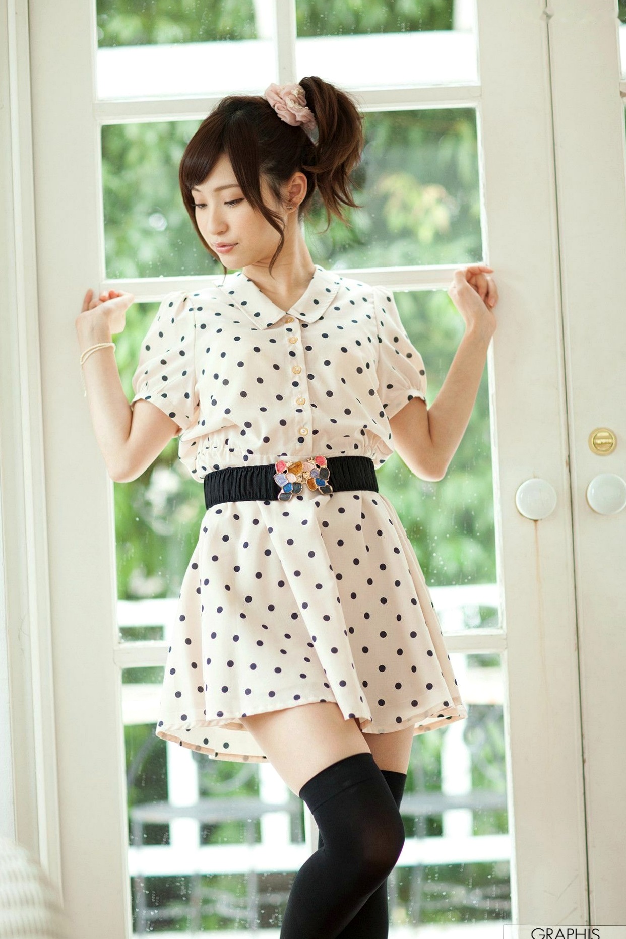 Gallery - Graphis_天使萌《Fluff》性感内衣丝袜清纯私房写真集[39P]日本性感诱惑清纯童颜巨乳内衣 天使萌女神私房照_秀色女神 - image 2