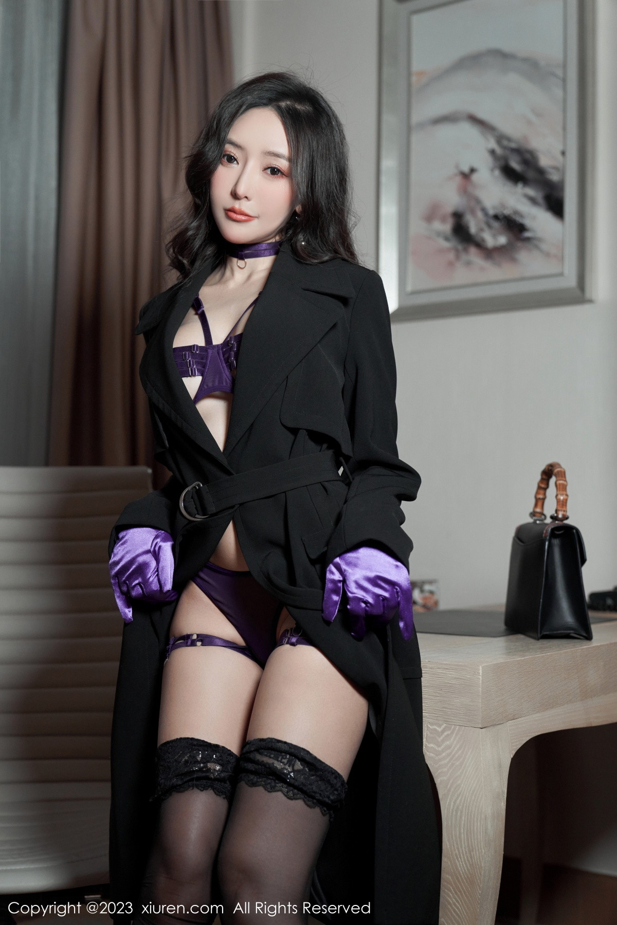 [XiuRen]高清写真图 2023.01.03 No.6078 王馨瑶yanni 黑丝美腿