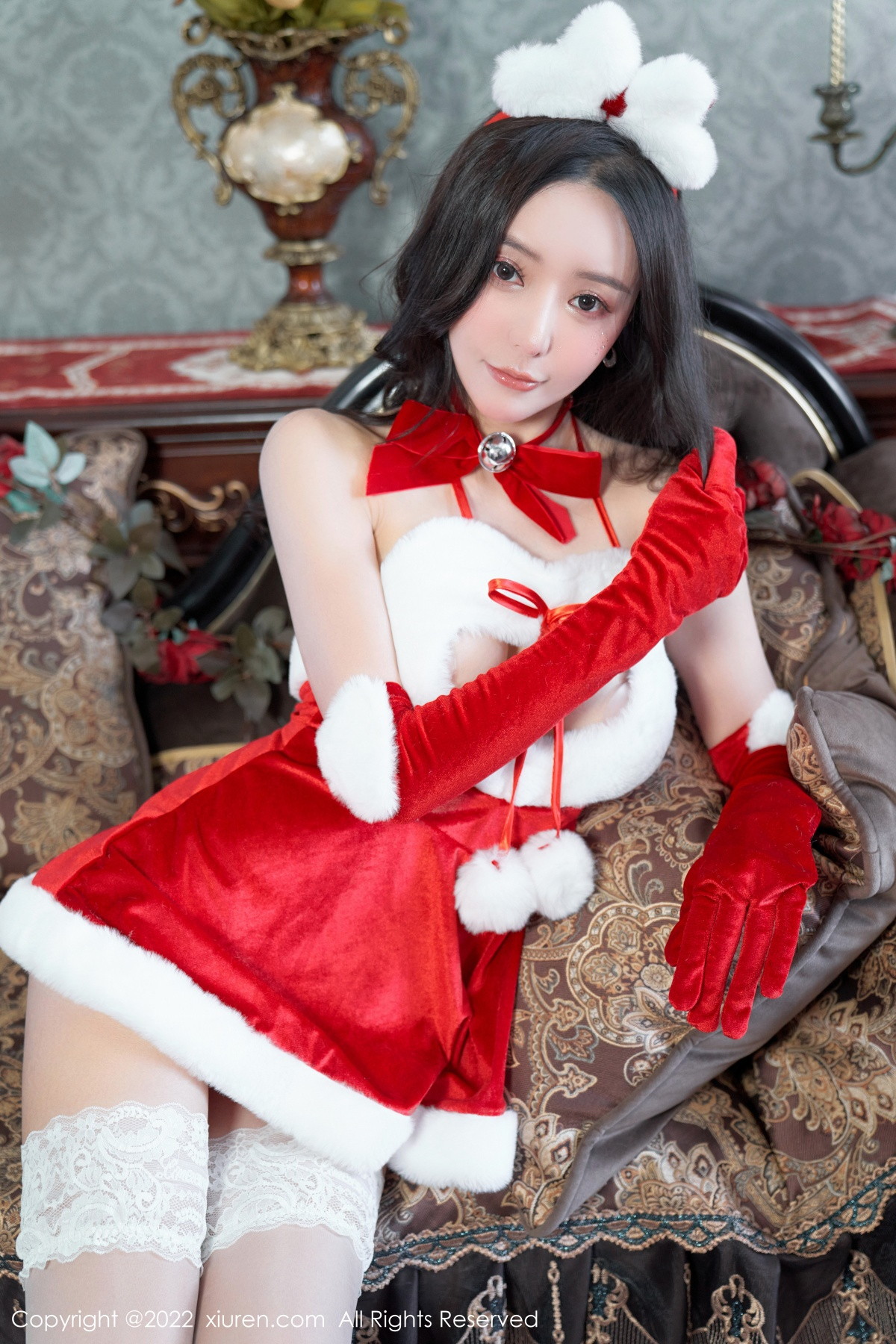 [XiuRen]高清写真图 2022.12.26 No.6045 王馨瑶yanni 圣诞主题