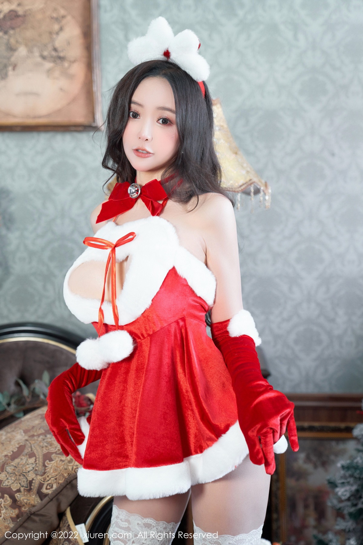 [XiuRen]高清写真图 2022.12.26 No.6045 王馨瑶yanni 圣诞主题