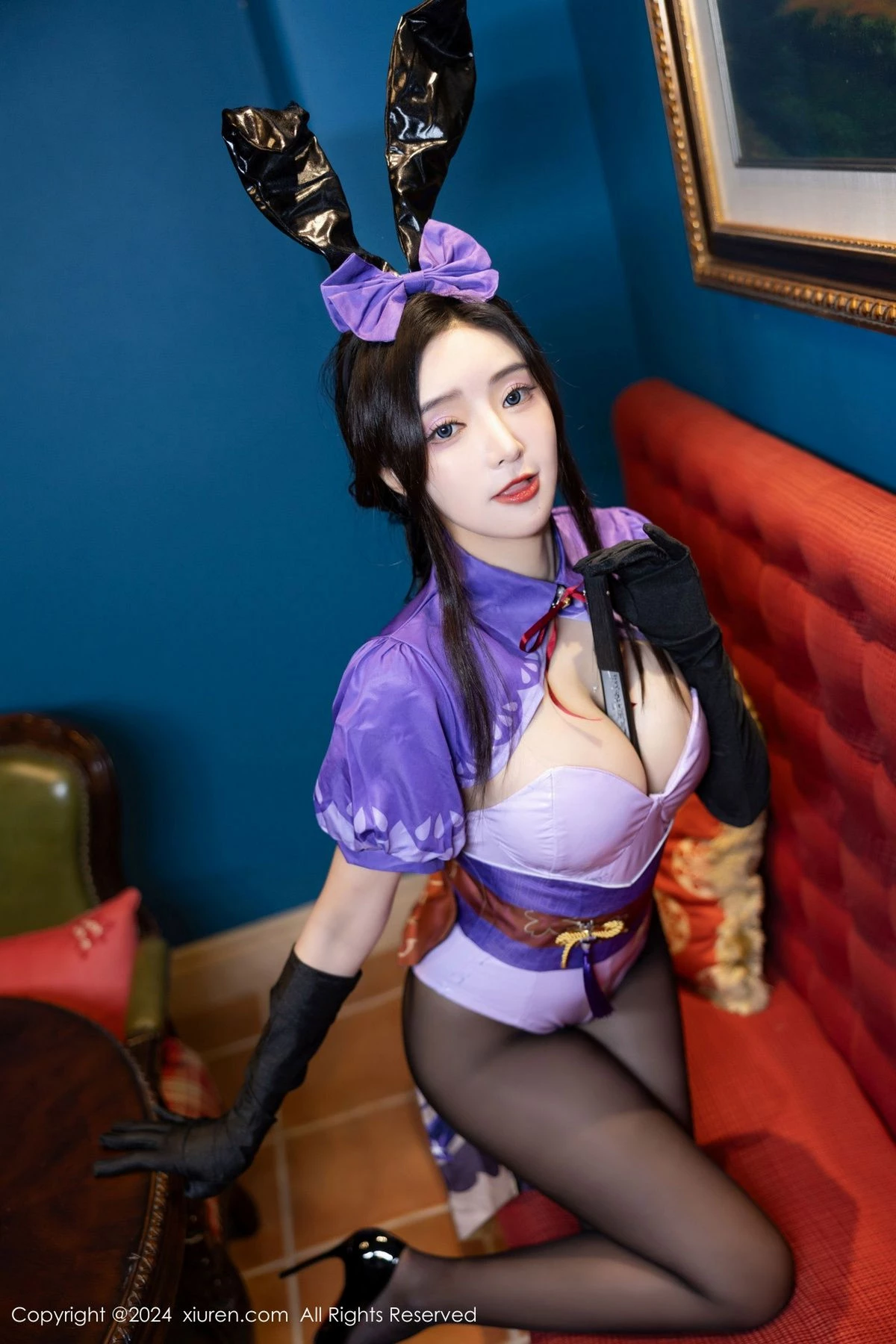 [XiuRen]高清写真图 2024.05.17 No.8562 王馨瑶yanni 黑丝美腿