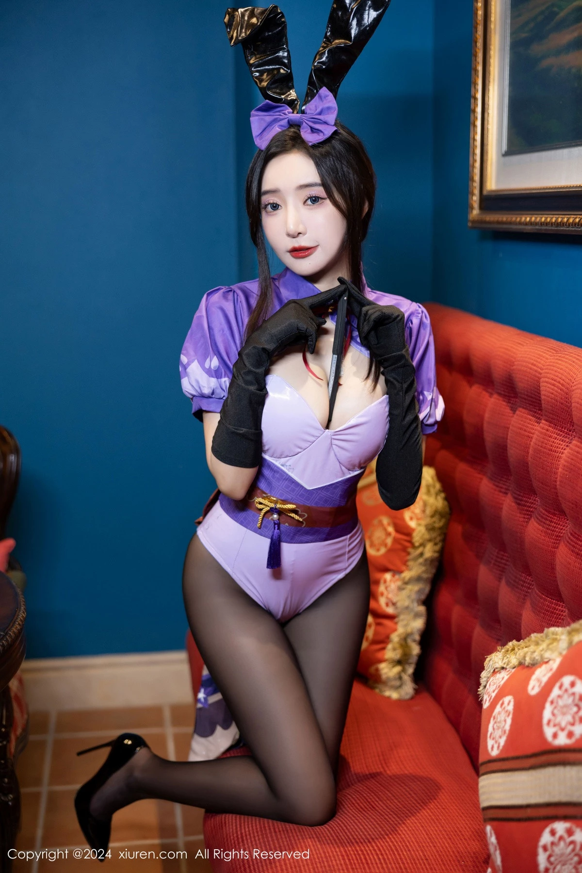 [XiuRen]高清写真图 2024.05.17 No.8562 王馨瑶yanni 黑丝美腿