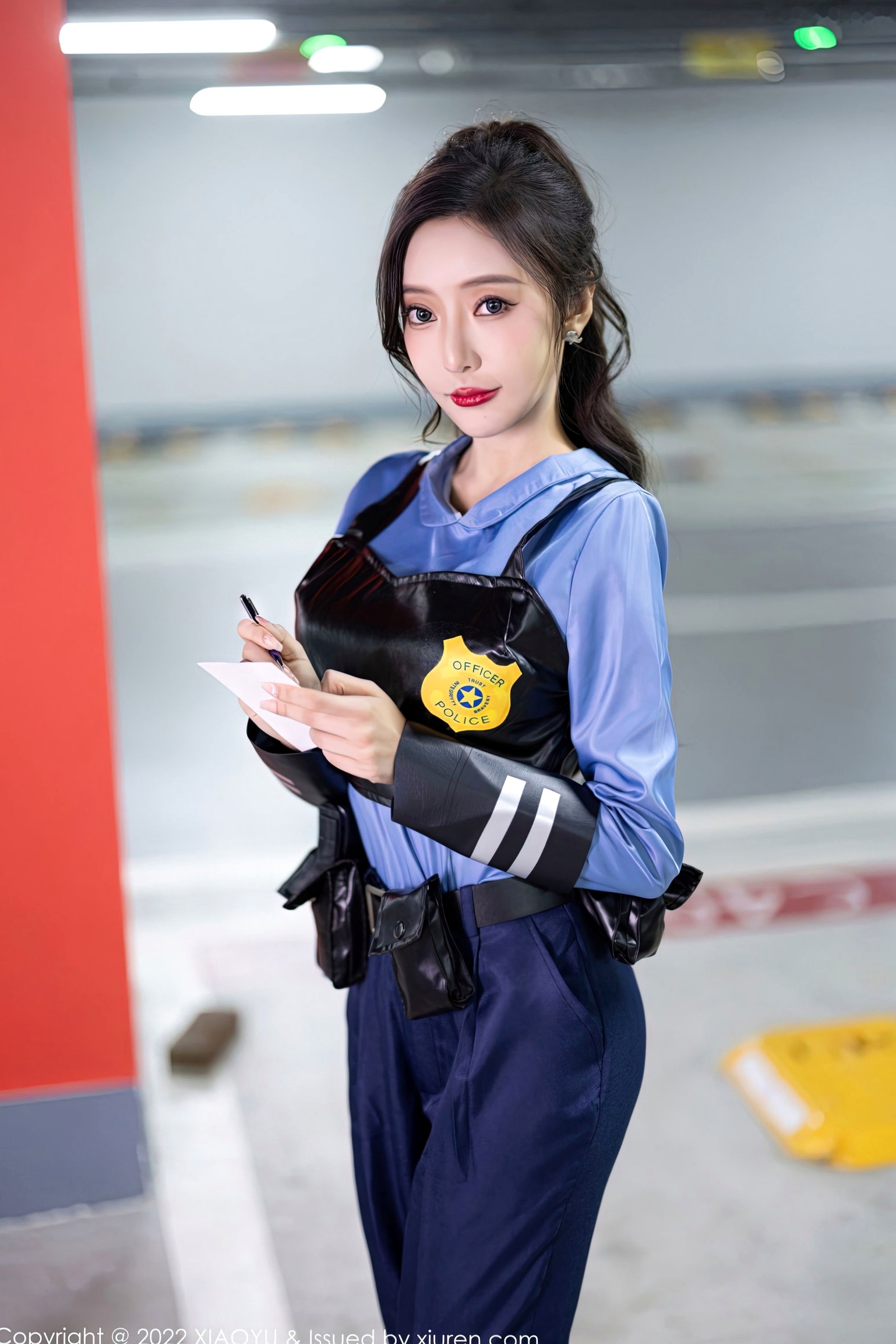 Gallery - XiaoYu语画界 - Painting World -929-王馨瑶Yanni-绝美女警角色扮演制服诱惑-飒爽警花黑色战术内衣私房照-无圣光大尺度制服角色扮演性感私房照语画界 - Painting World  王馨瑶女神私房照_秀色女神 - image 1