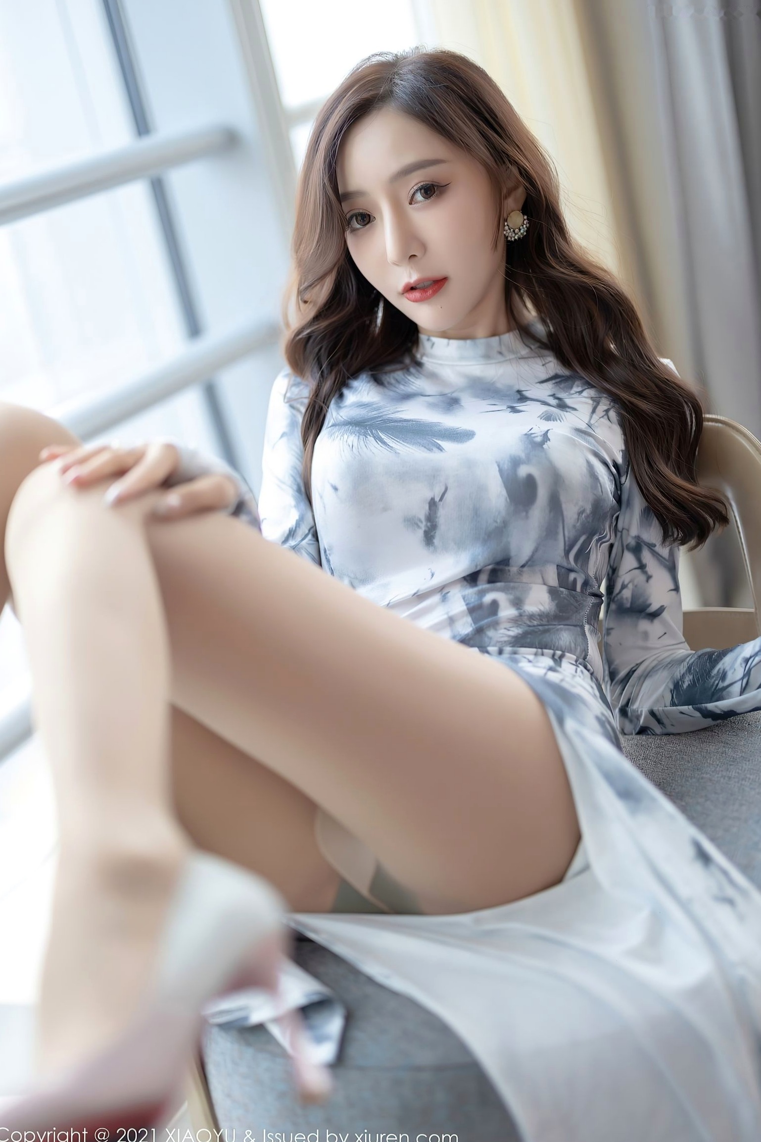 Gallery - XiaoYu语画界 - Painting World -652-王馨瑶Yanni-气质女神水墨紧身长裙优雅私房写真-无圣光大尺度语画界 - Painting World 性感气质私房照美腿女神 王馨瑶女神私房照_秀色女神 - image 71