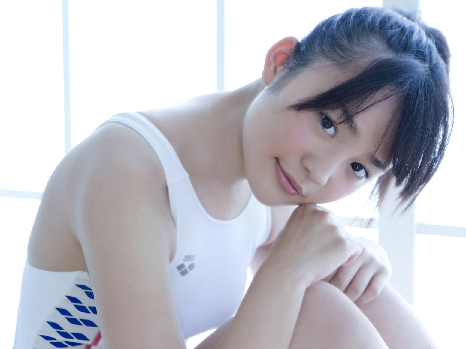 Gallery - 福見真紀《Honor Student》清纯萝莉私房写真，性感连体泳衣展现治愈系魅力日本清纯萝莉治愈系清新 福见真纪女神私房照_秀色女神 - image 8