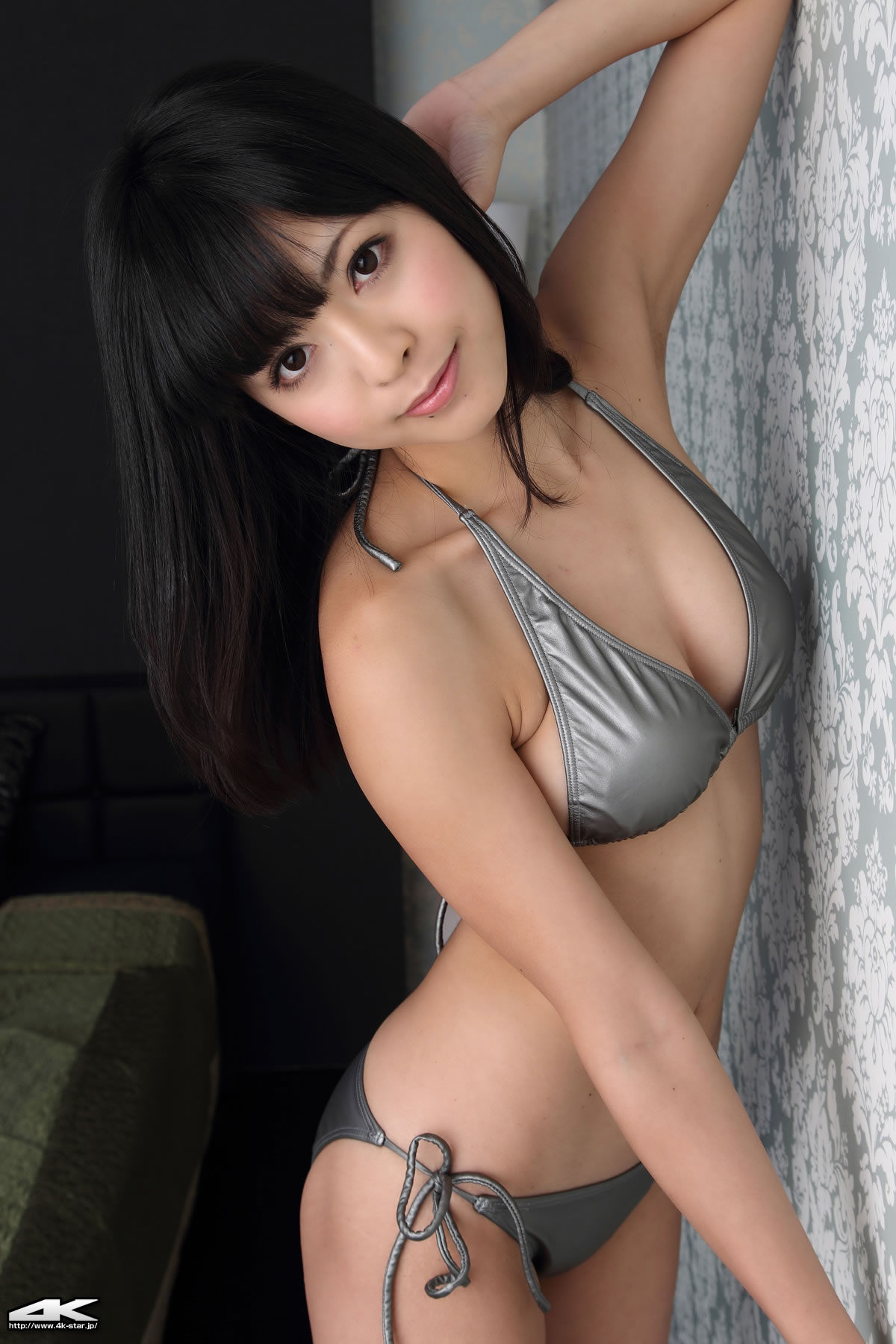 さとうさくら [4K-STAR]高清写真图No.00478 水着(シルバー)