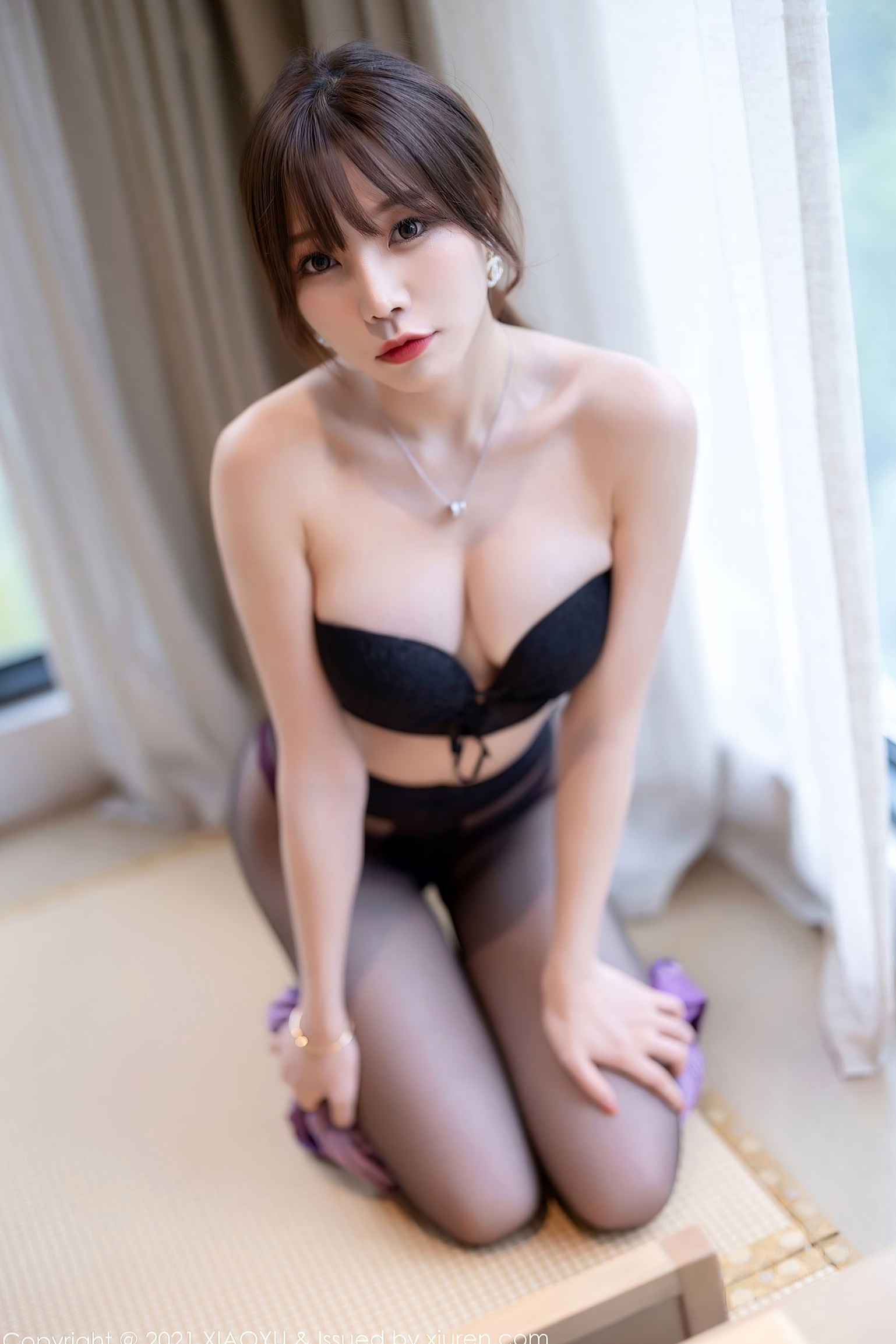 Gallery - XiaoYu语画界 - Painting World -634-芝芝Booty-紫色长裙与镂空黑丝私房诱惑-2021.10.18-无圣光大尺度语画界 - Painting World 性感诱惑私房照黑丝大尺度 芝芝女神私房照_秀色女神 - image 73