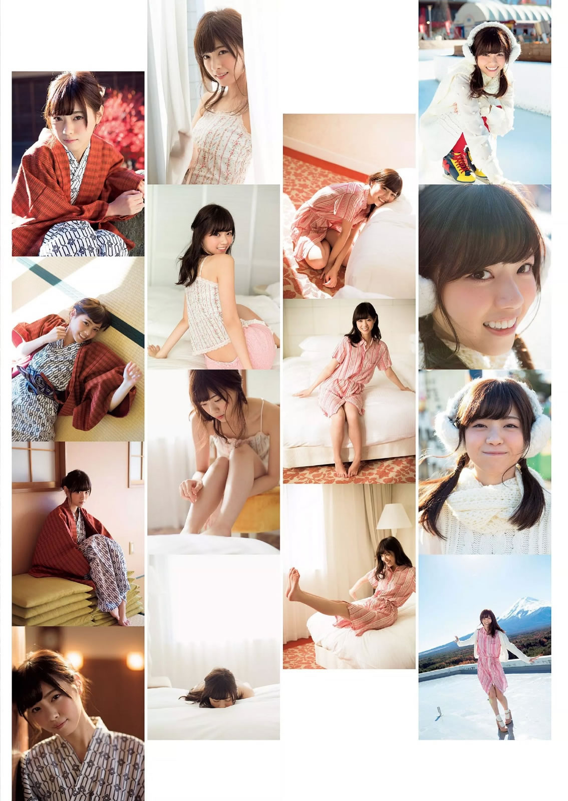[Weekly Playboy]高清写真图2015 No.03-04 柳ゆり菜 山地まり 久松郁実 西野七瀬 松川佑依子 由爱可奈 神室舞衣 日南响子