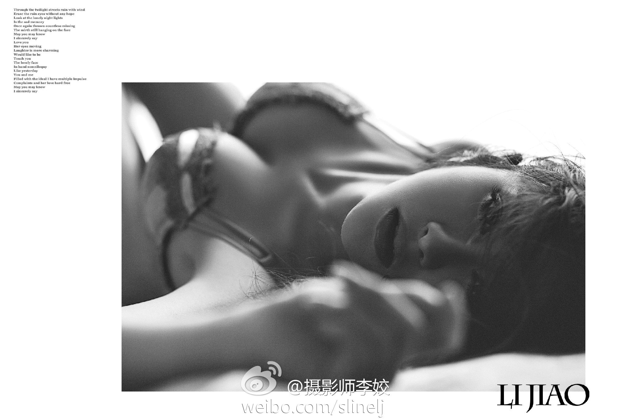李七喜 混血美人内衣性感写真图