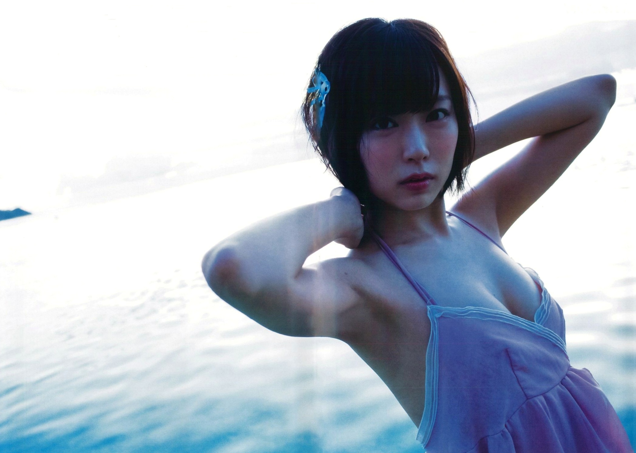 Gallery - 渡辺美優紀唯美写真集《MW》高清大图，私房内衣与海边清凉灵动，治愈系女神展现纯欲诱惑之美清纯治愈系日本性感私房照 渡边美优纪女神私房照_秀色女神 - image 24