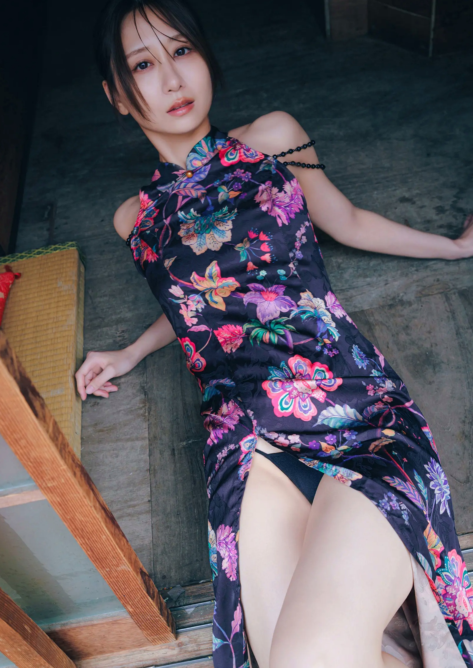 古畑奈和 - 極天 [58P] 日系私房黑色蕾丝内衣性感诱惑写真