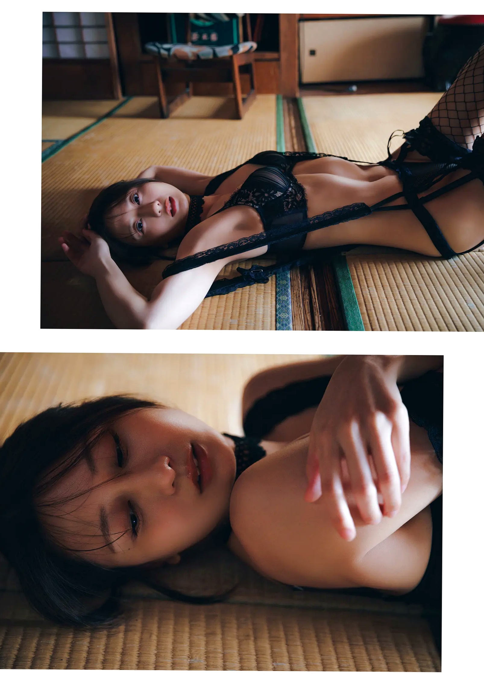 古畑奈和 - 極天 [58P] 日系私房黑色蕾丝内衣性感诱惑写真