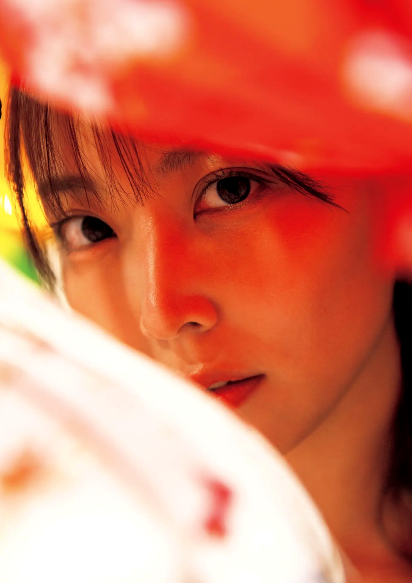 白間美瑠 - MERCI 户外泳池湿身黑色比基尼性感写真